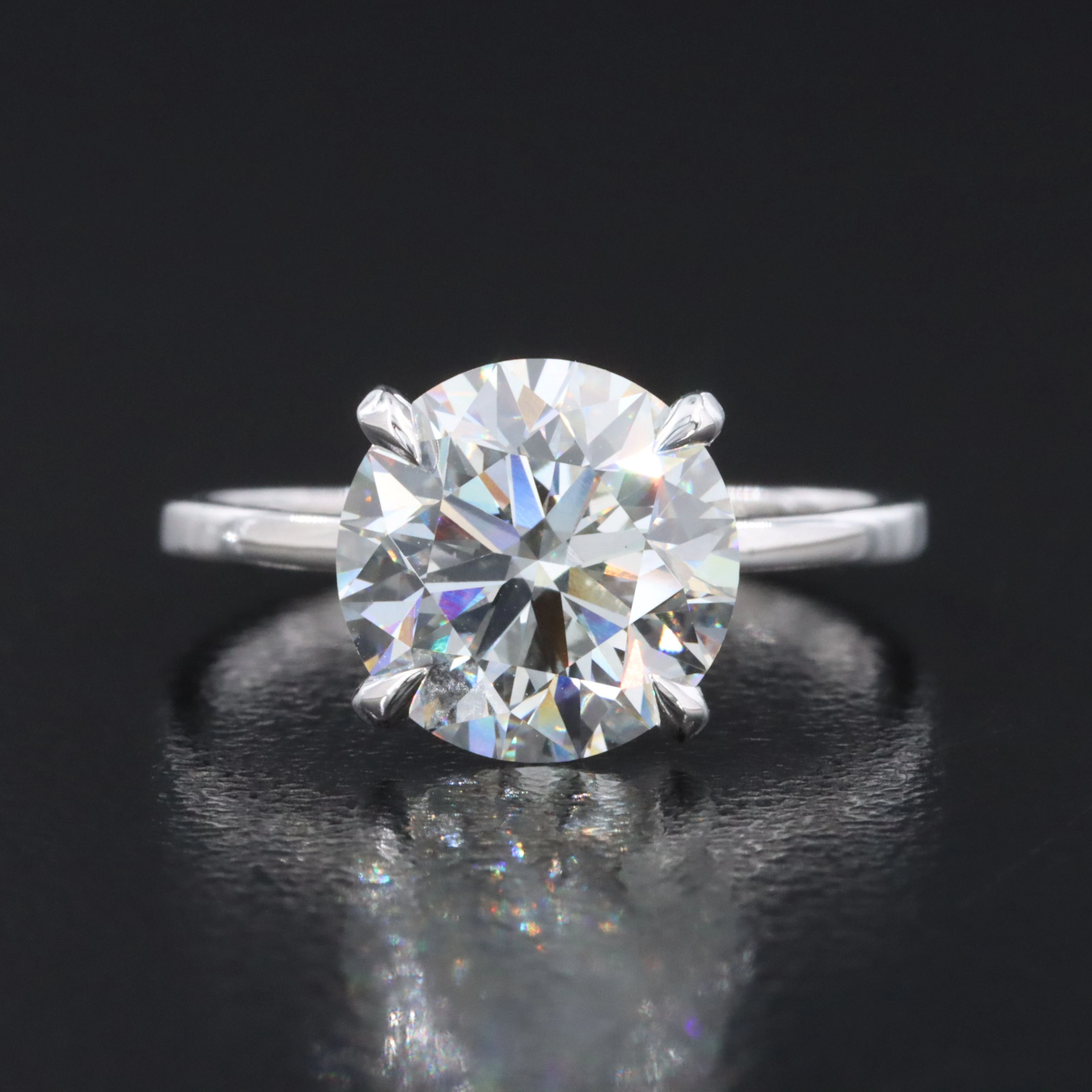 14K 3.03 CT Lab Grown Diamond Ring with IGI Report