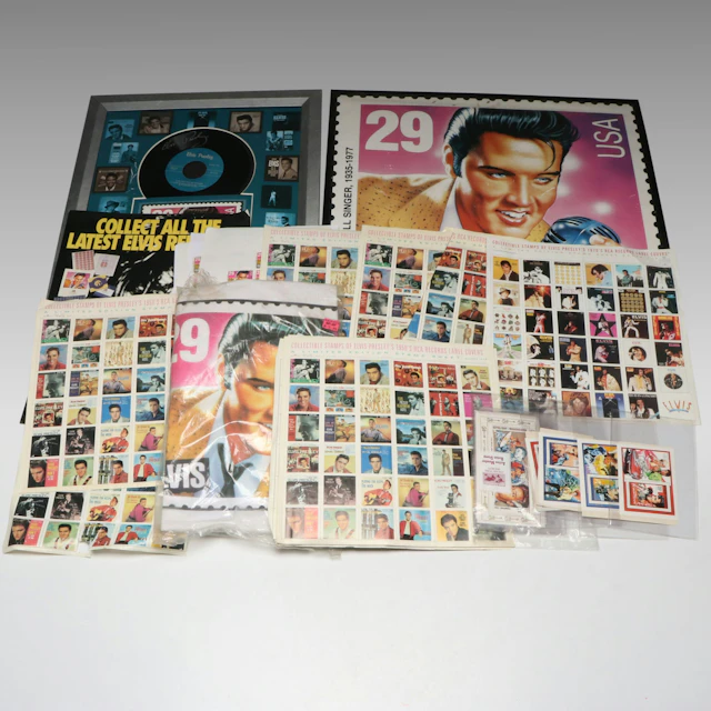 Elvis Presley Stamps and Other Collectibles