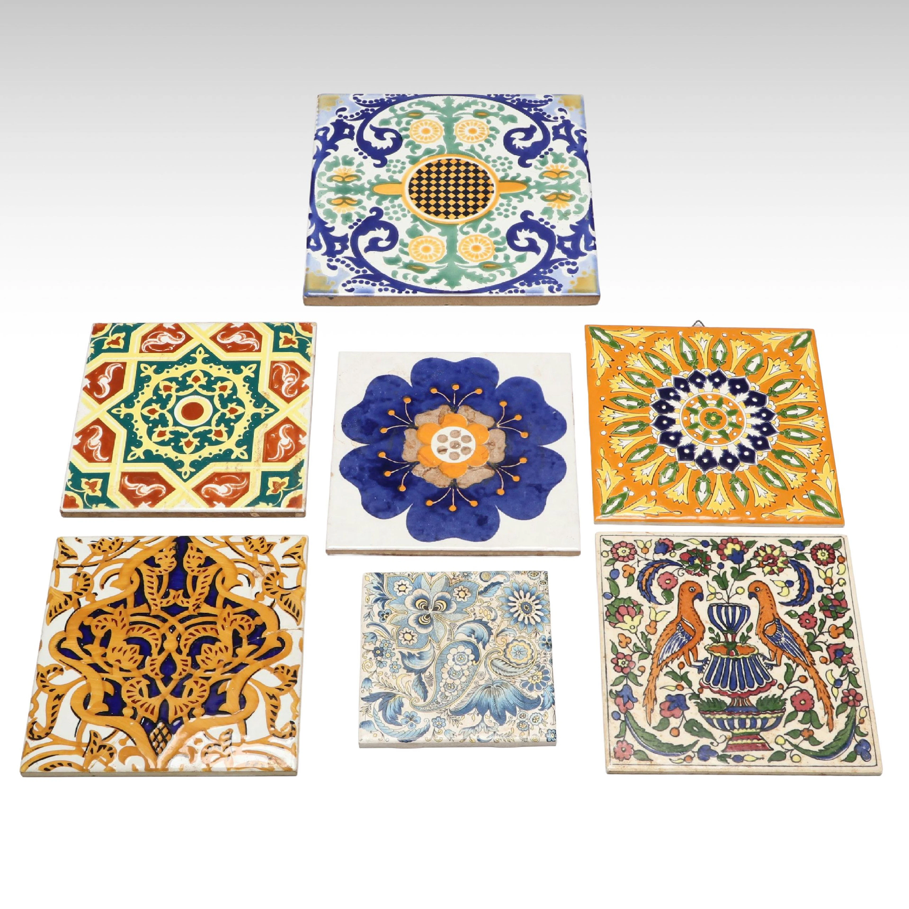 Onda Espana Vintage Ceramic Tiles with Other Polychrome Tiles