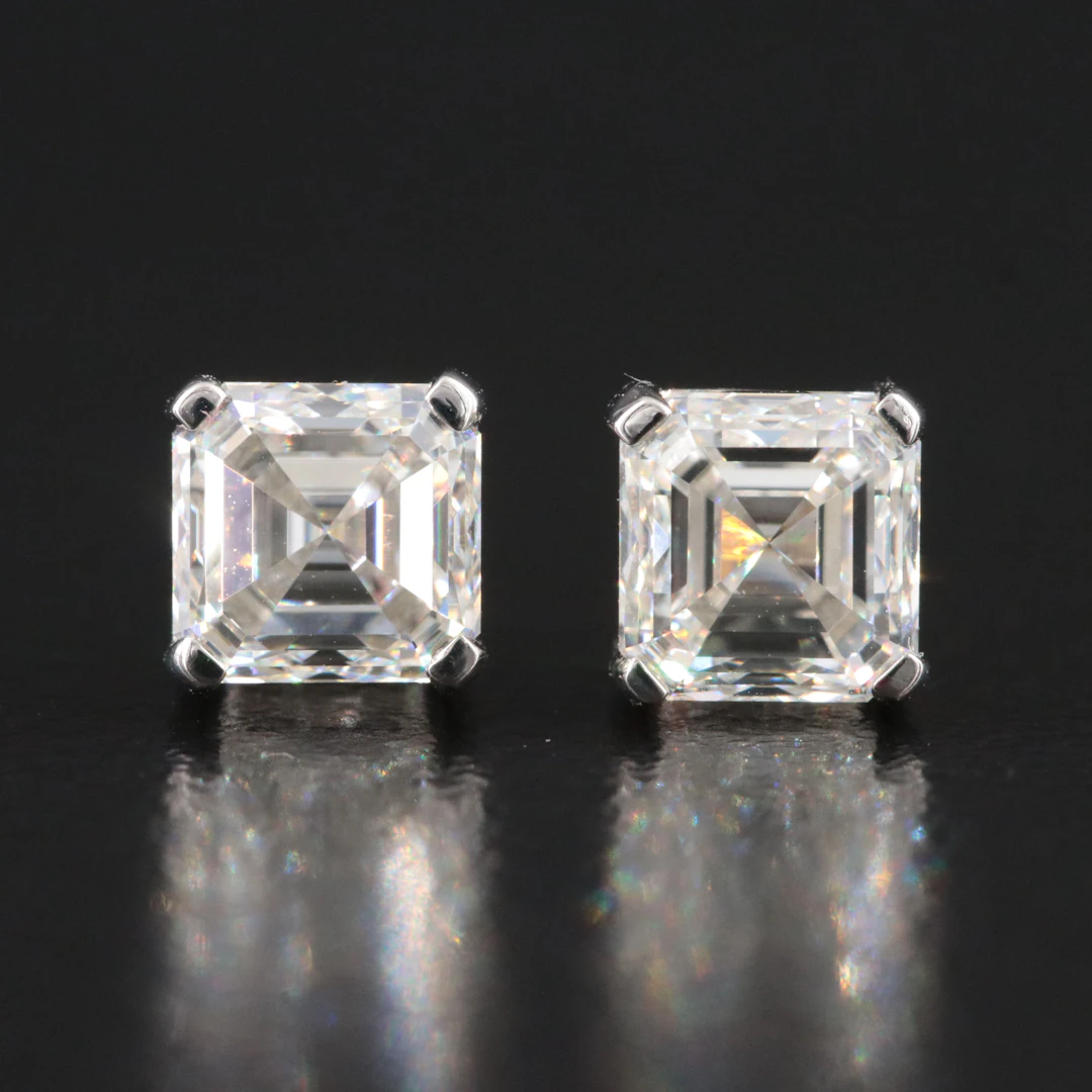 Platinum 2.00 CTW Diamond Earrings