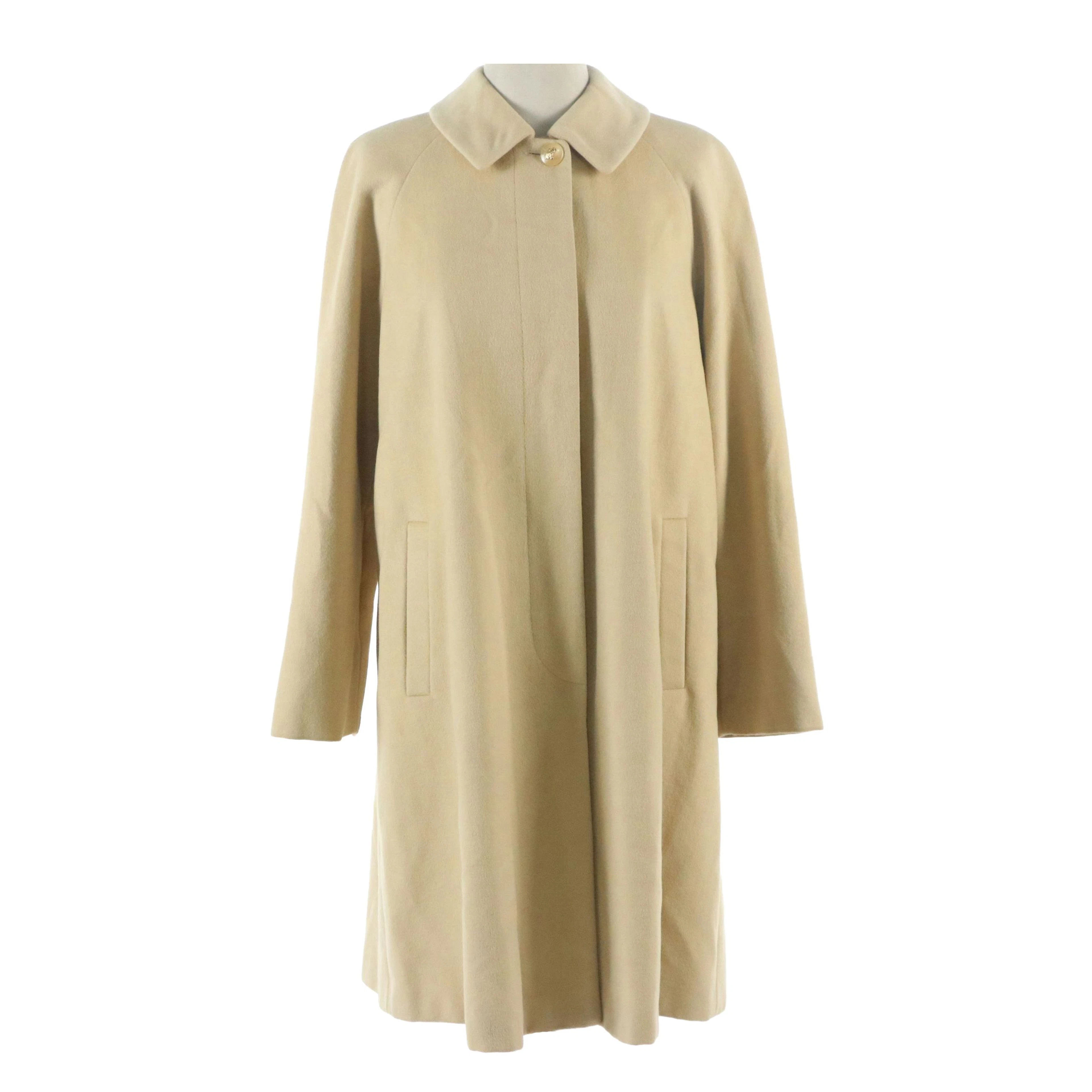 Burberrys Raglan Sleeve Coat in Angora/Wool Blend, Vintage
