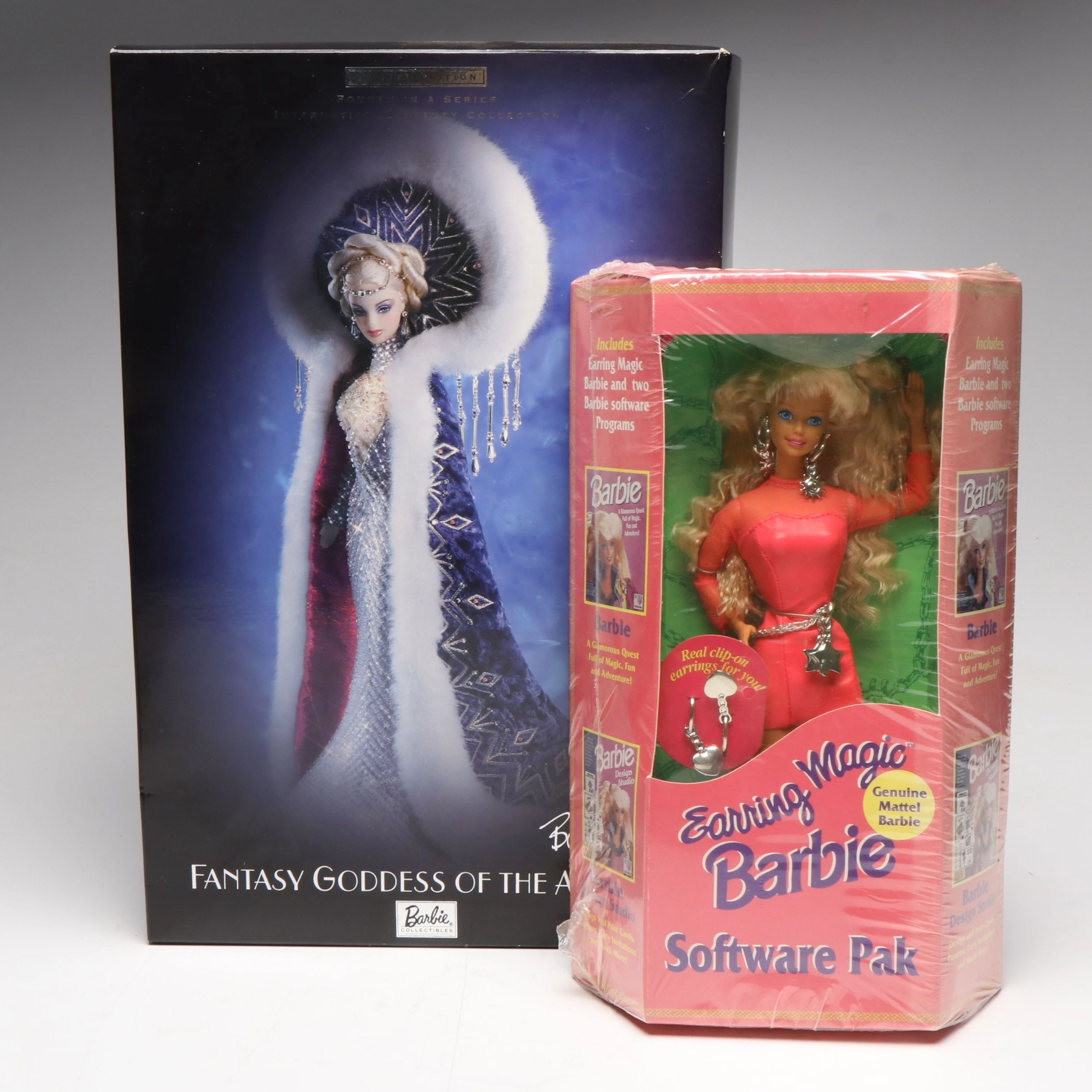Bob Mackie for Mattel "Fantasy Goddess of the Arctic" and Other Barbie Doll