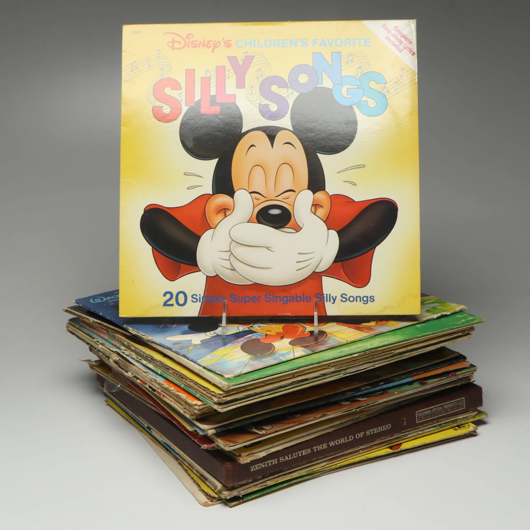 "Walt Disney's 101 Dalmatians," "Bambi," and More Vinyl Record Albums