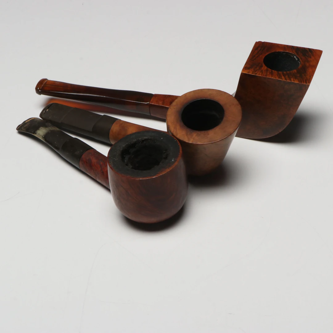 Savinelli, Charatan and Larsen Briar and Burl Wood Tobacco Pipes