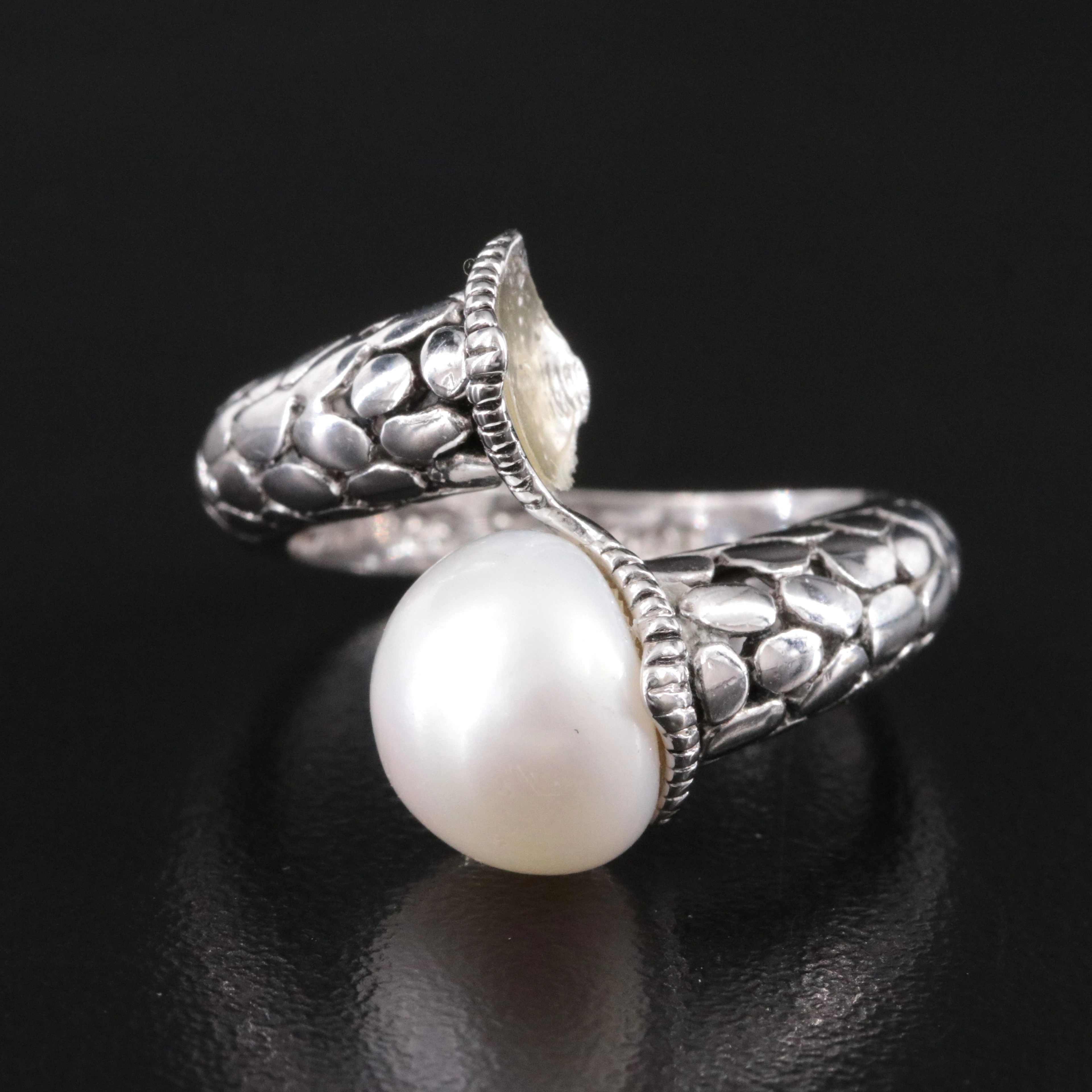 Sterling Pearl Ring