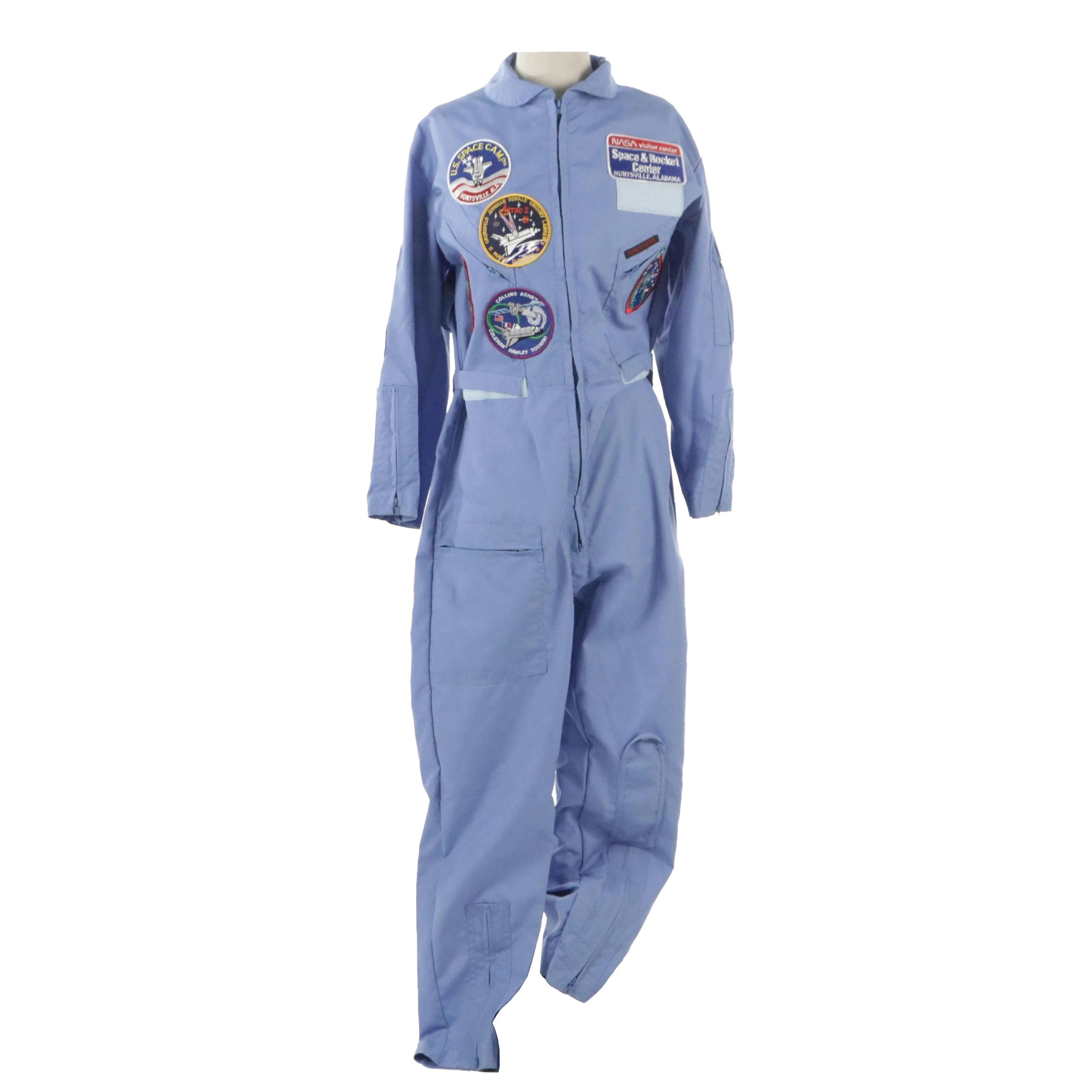 NASA U.S. Space Camp Blue Jumpsuit with STS Mission Patches