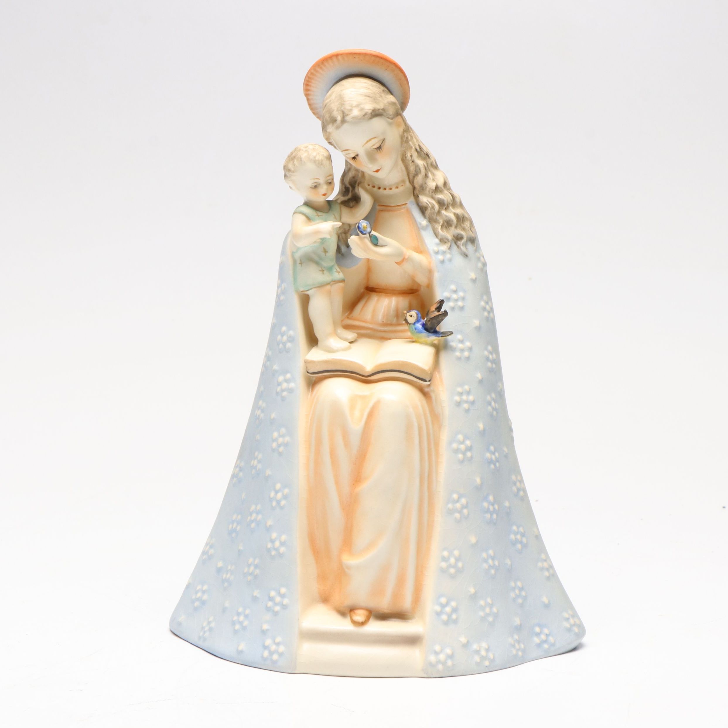 Goebel Hummel "Flower Madonna" Porcelain Figurine, Mid to Late 20th C.