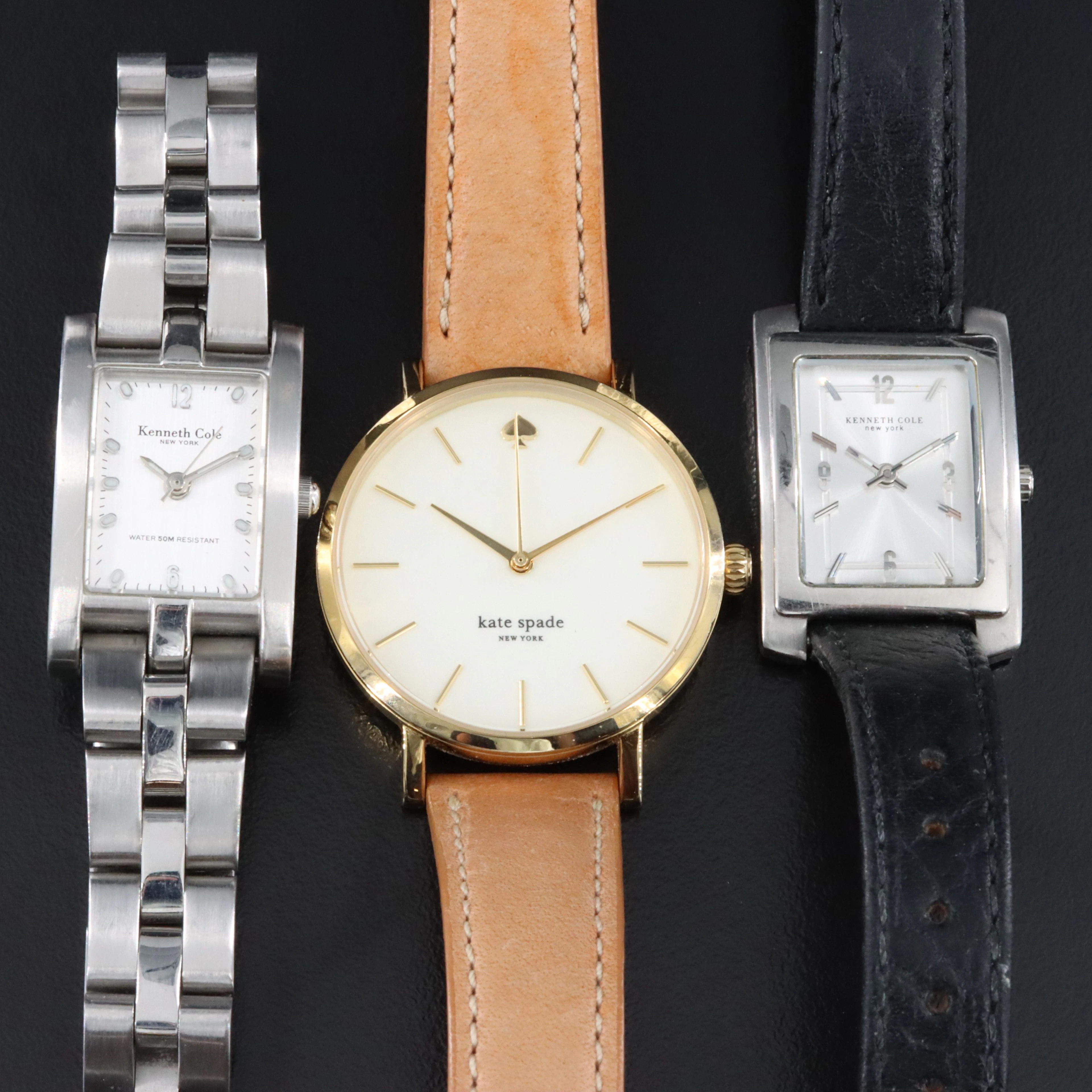 Kenneth Cole and Kate Spade Dress Watch Selection