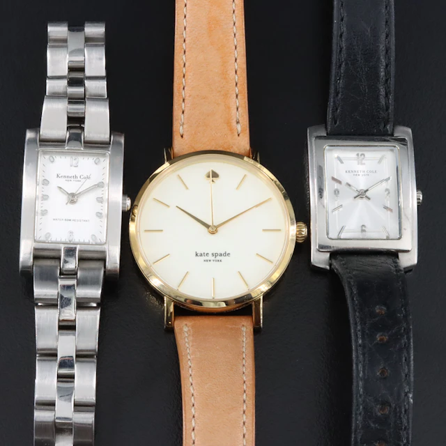 Kenneth Cole and Kate Spade Dress Watch Selection
