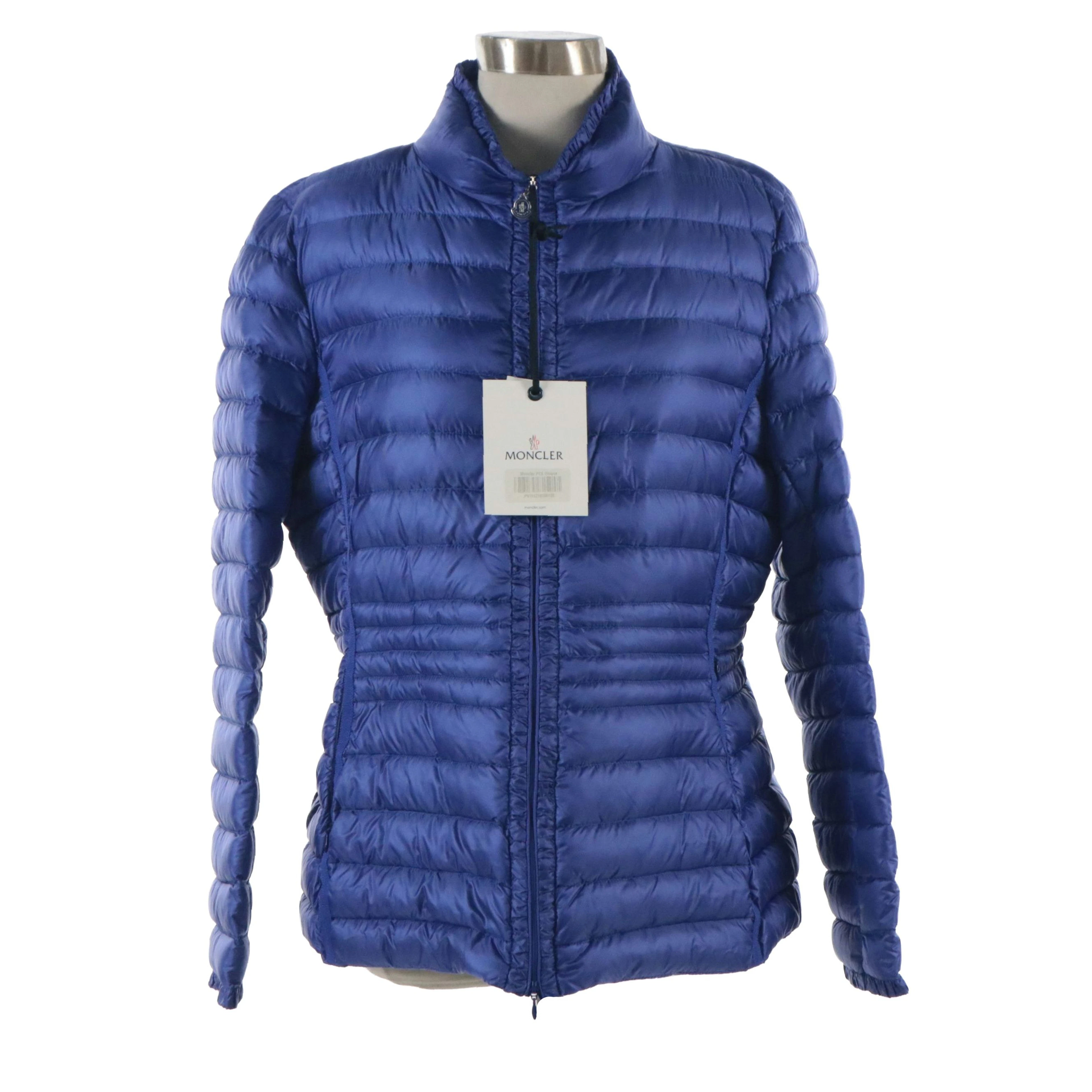 Moncler Lightweight Puffer Zip Jacket with Tags