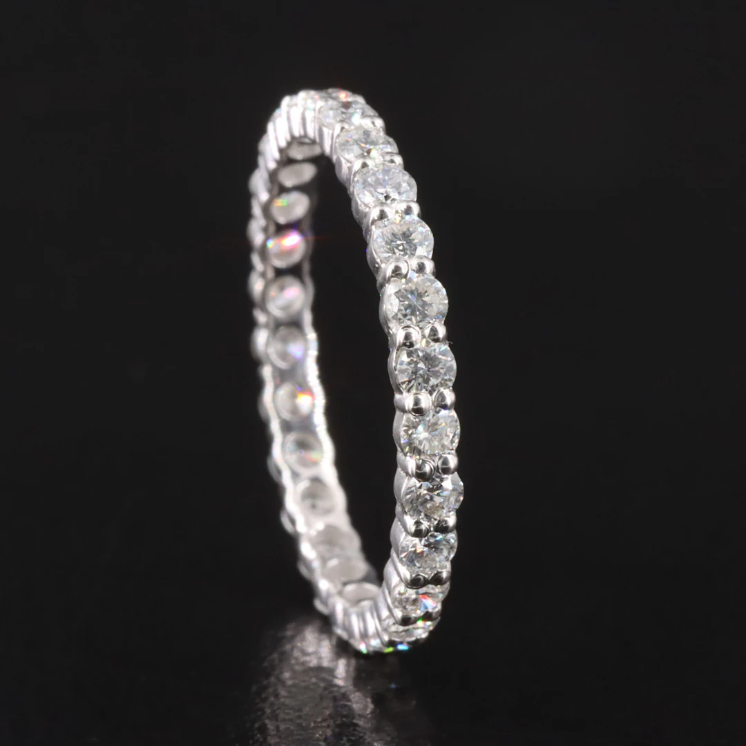 14K 0.97 CTW Diamond Eternity Band