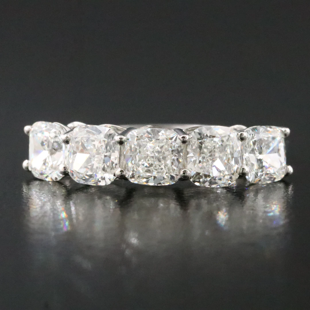 Platinum 2.57 CTW Diamond Ring with GIA Reports