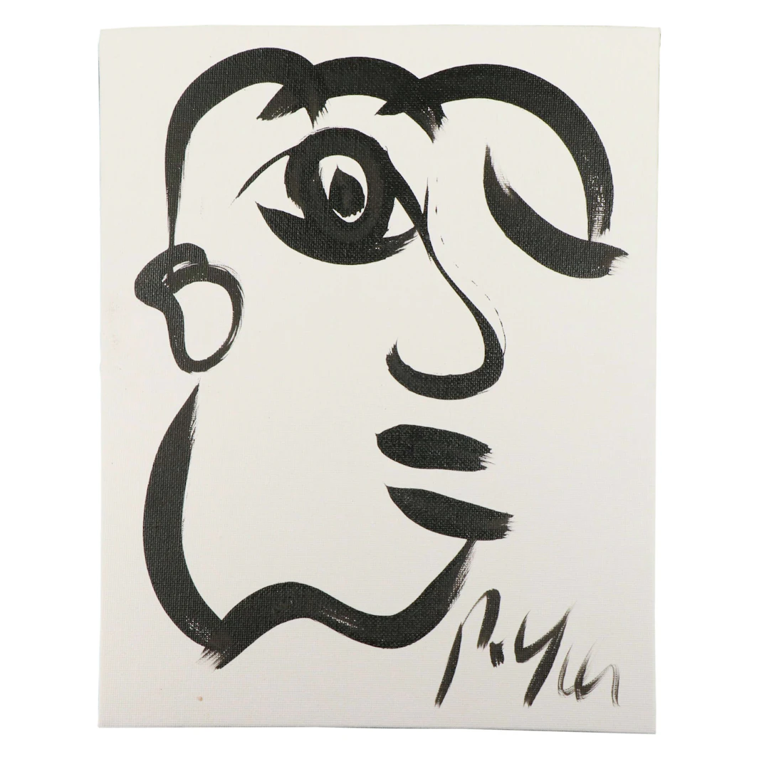 Peter Robert Keil Stylized Acrylic Portrait