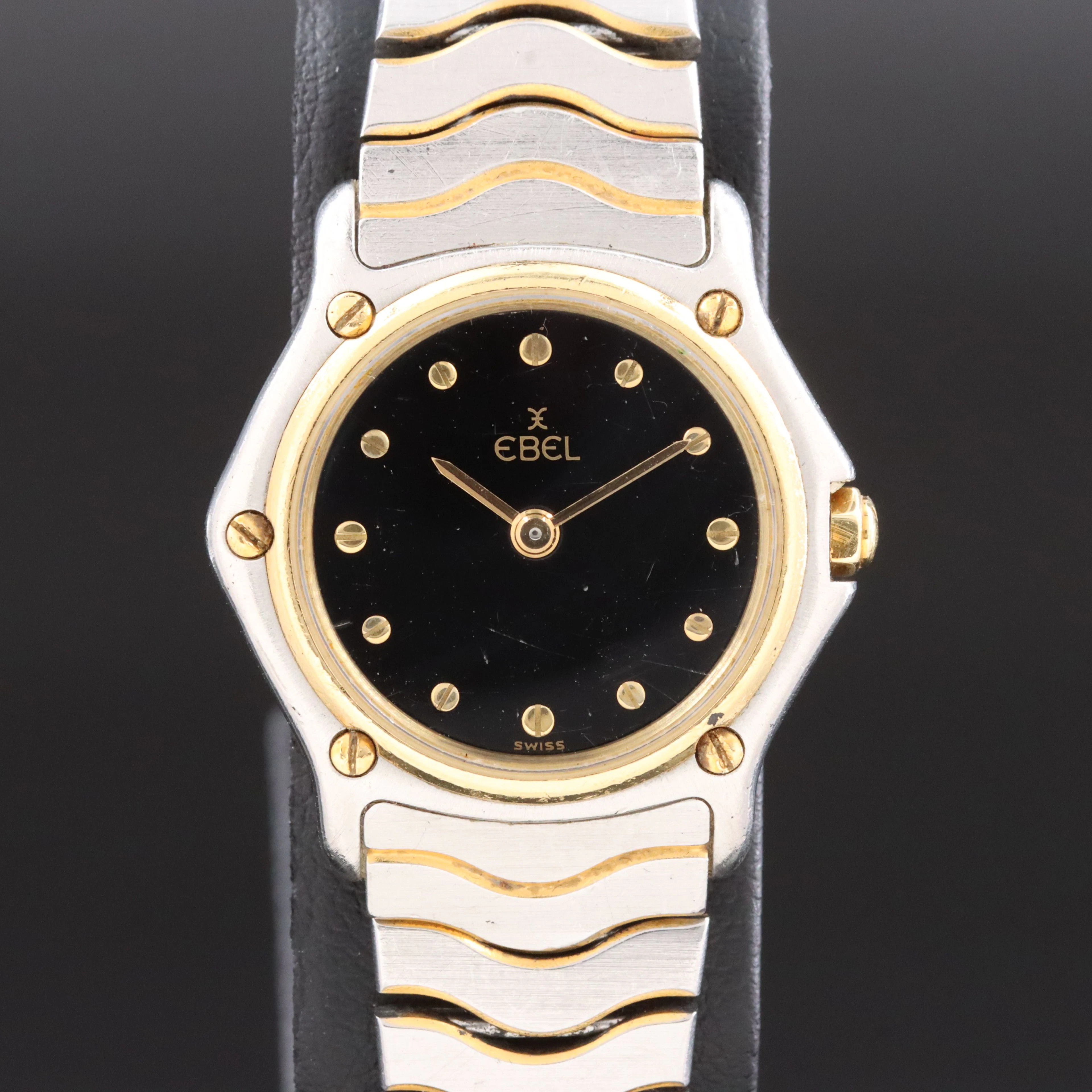 Ebel Classic Wave 18K and Stainless Steel Swiss Quartz Dress Watch