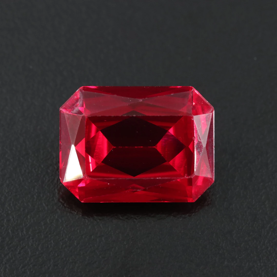 Loose 13.43 CT Lab Grown Ruby