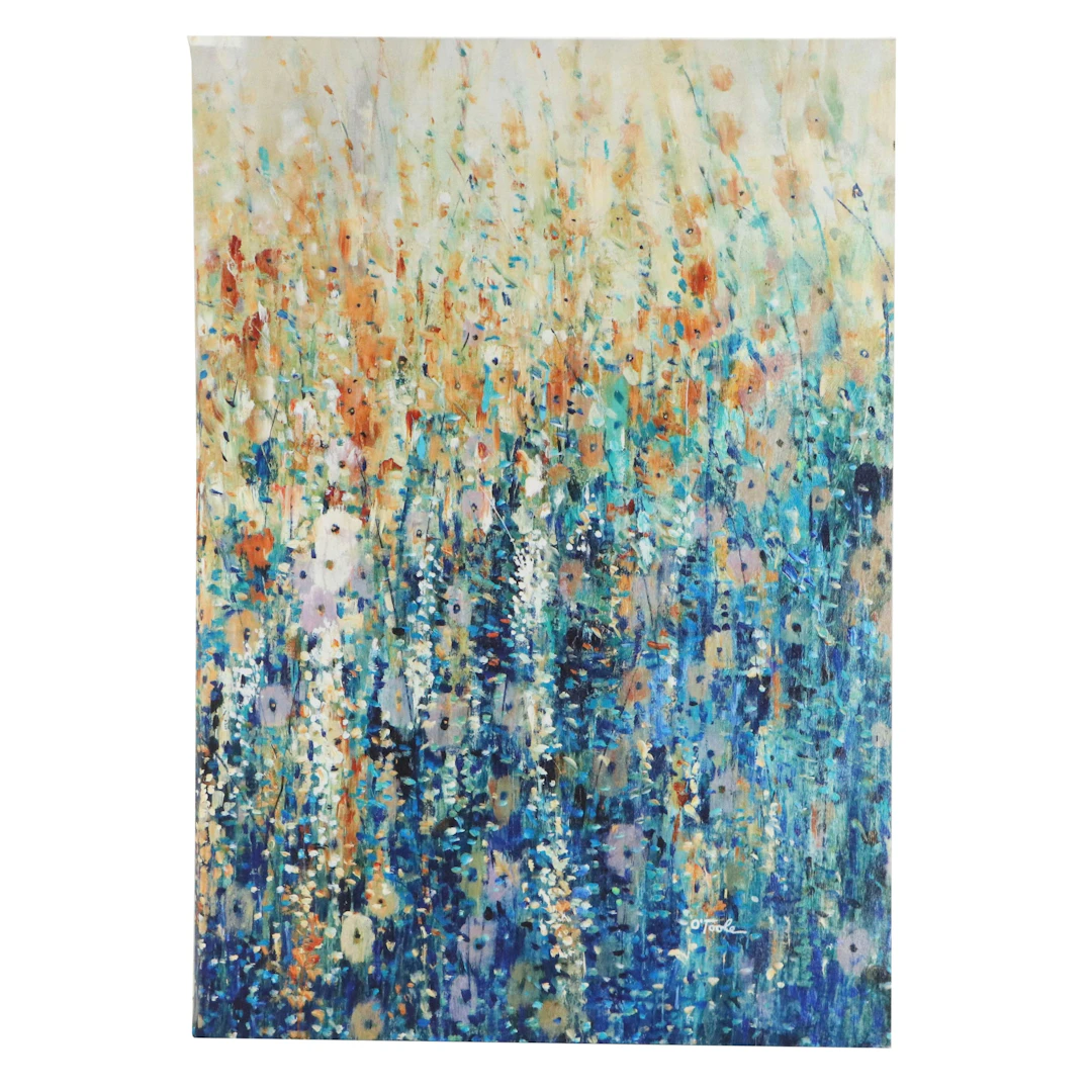 After Tim O'Toole Giclée of Wildflowers