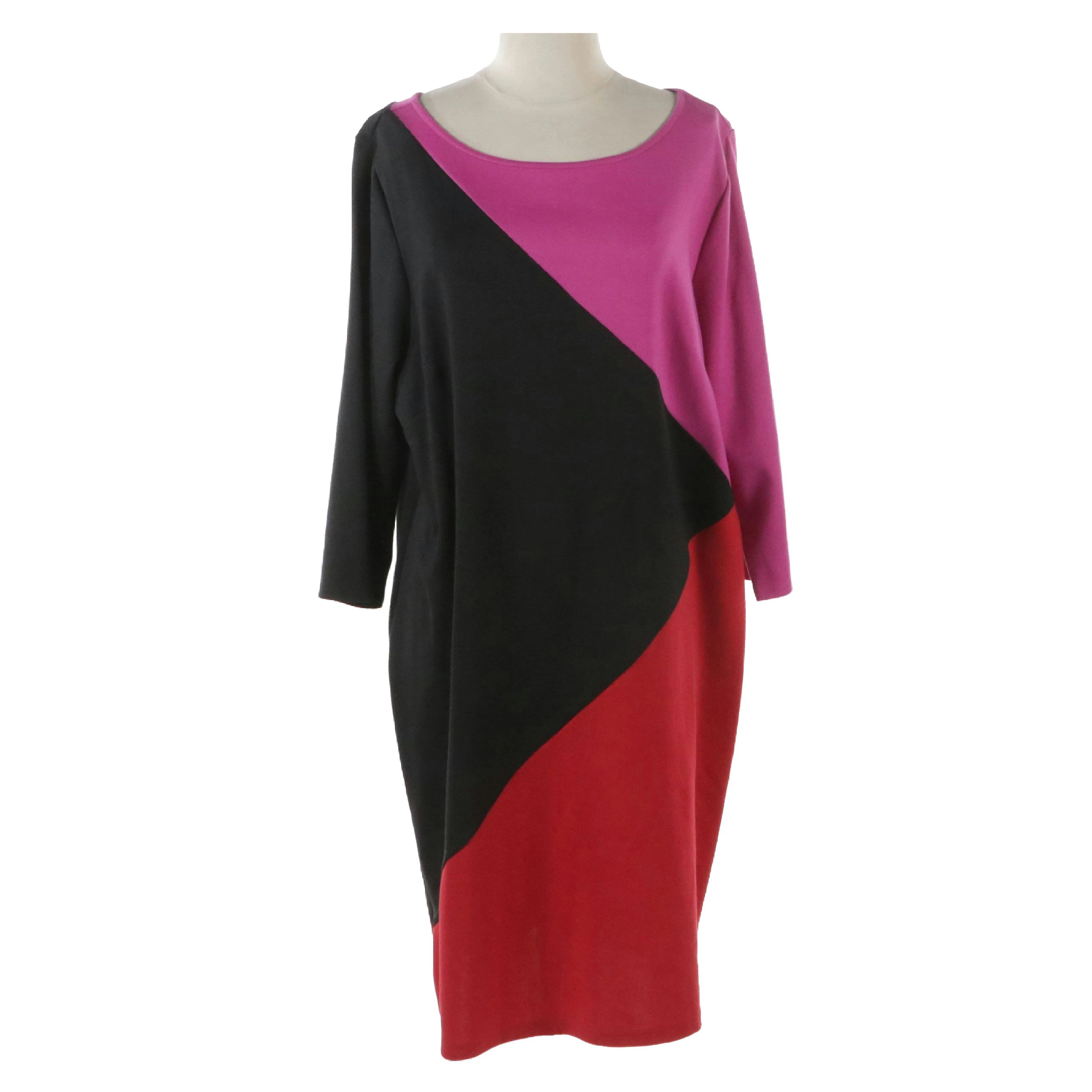Bob Mackie Wearable Art Multicolor Shift Dress