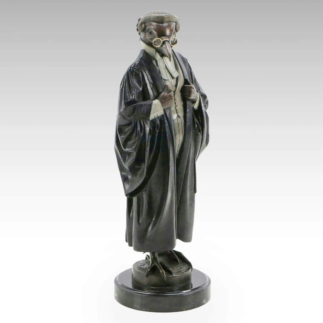 Rachel Talbot Cast Bronze Sculpture "Noble Advocate," 21st Century