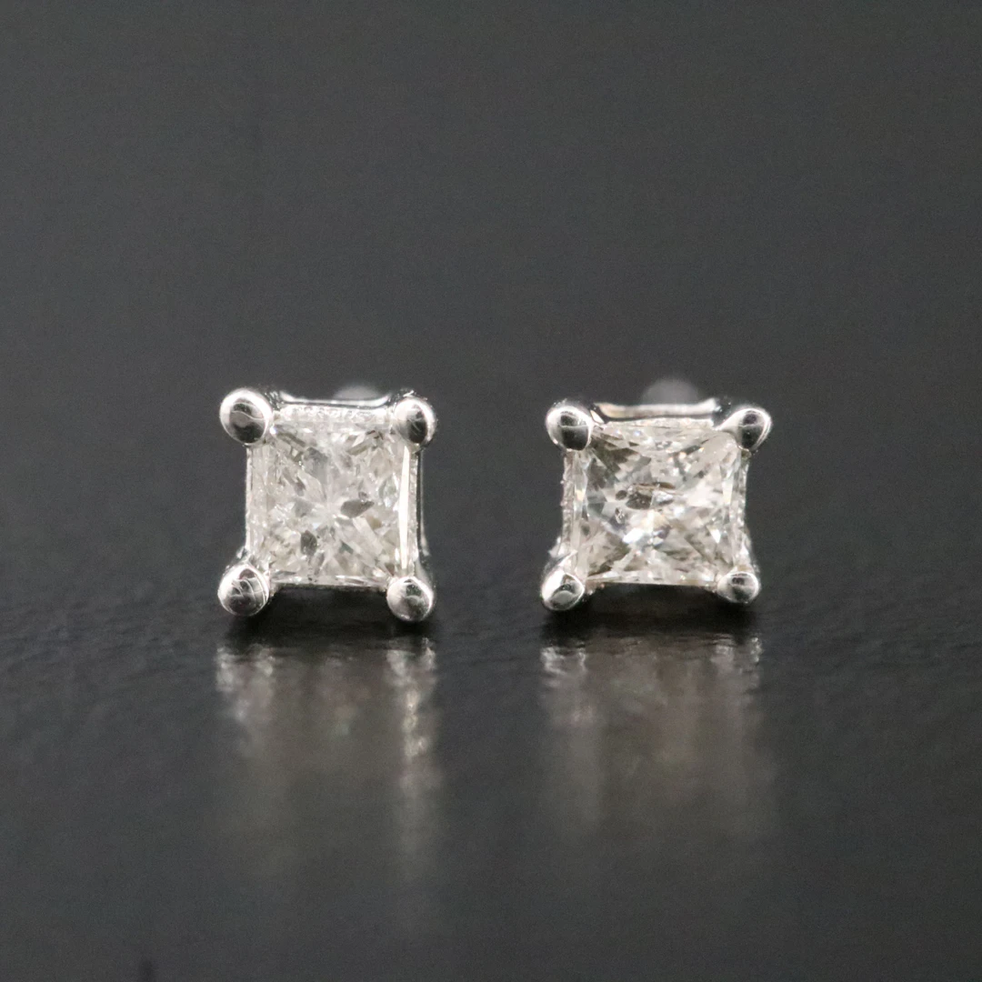 14K 0.17 CTW Diamond Solitiare Earrings