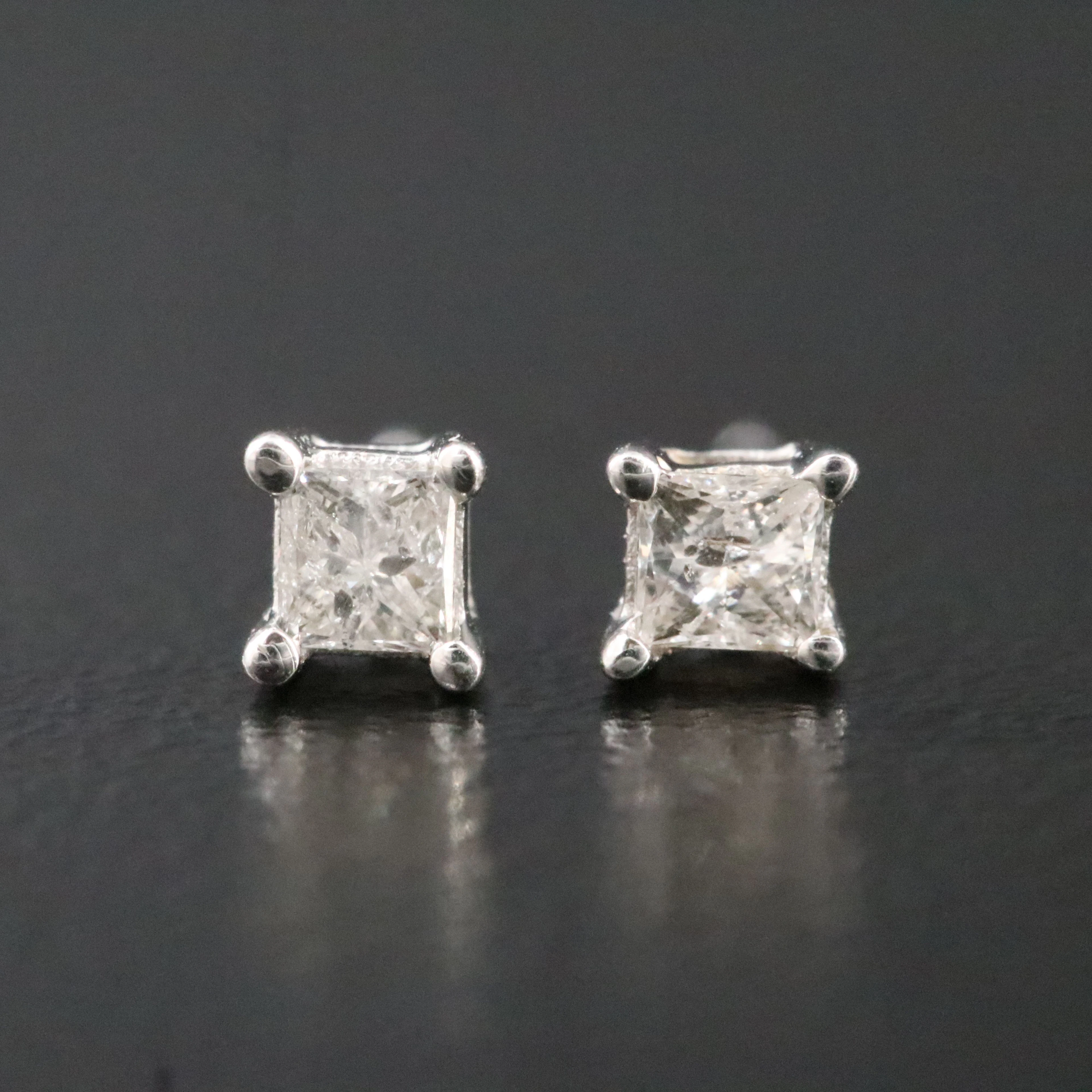 14K 0.17 CTW Diamond Solitiare Earrings