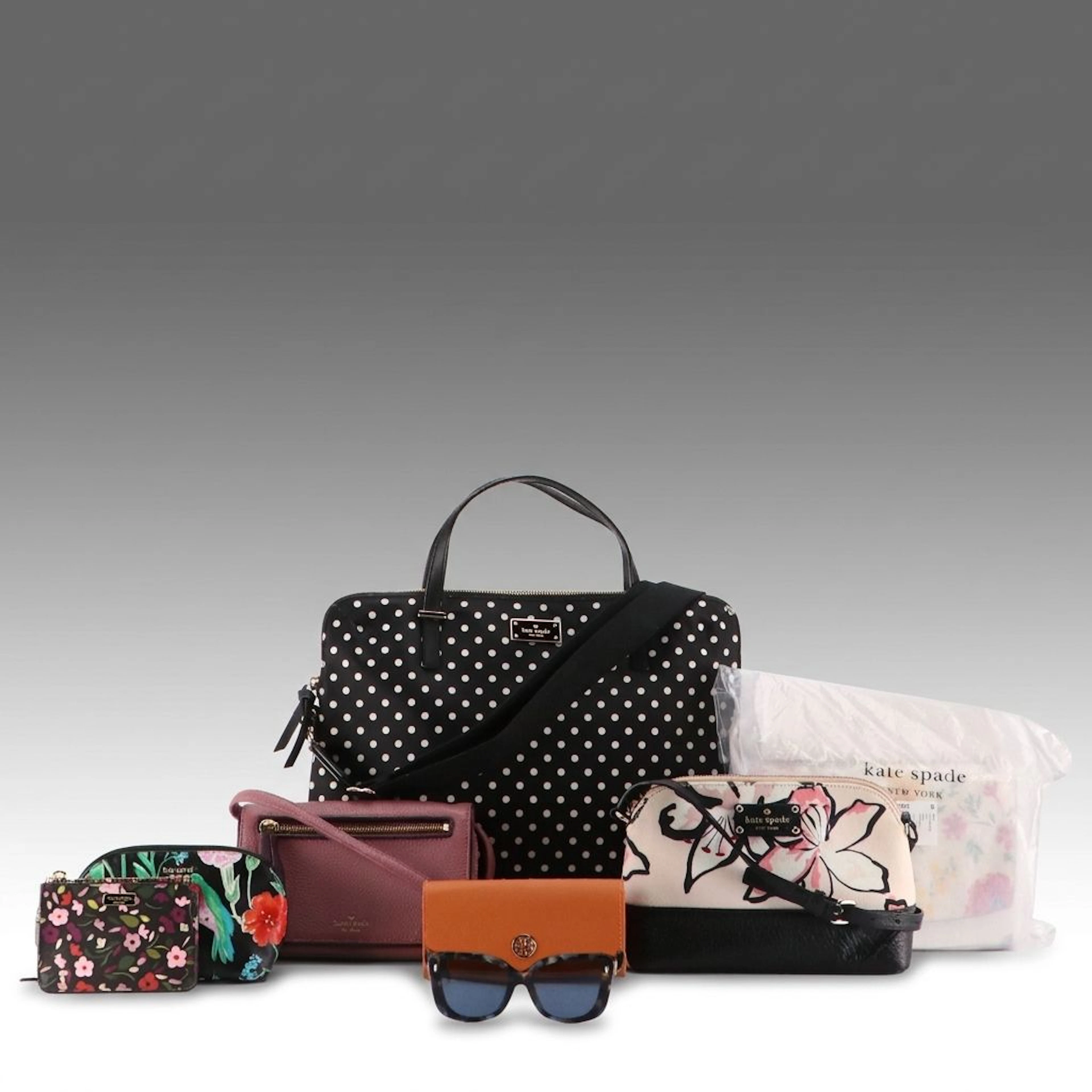 Tory Burch TY7198U Prescription Sunglasses with Kate Spade Accessories & Bags