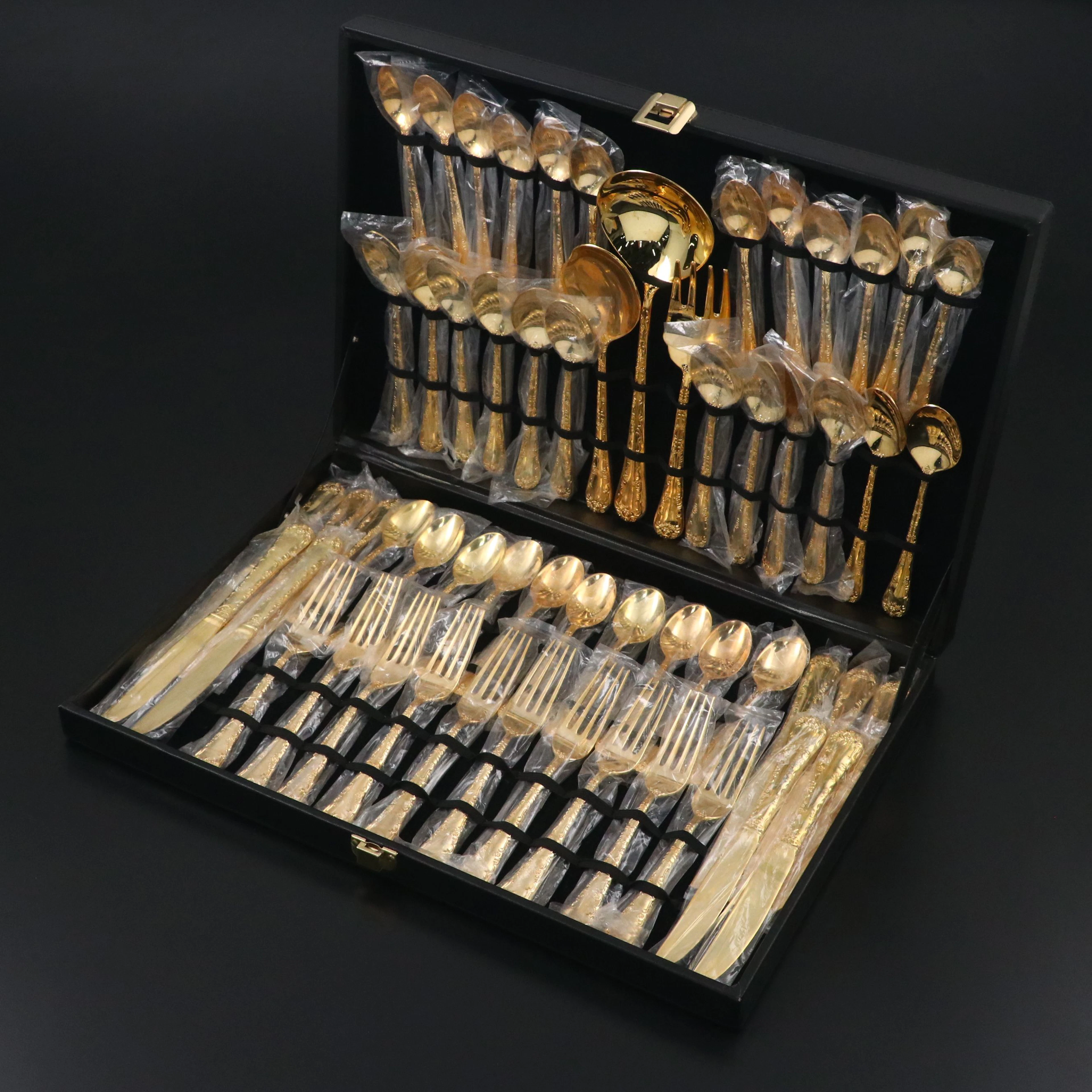 Wm. Rogers and Sons Gilt Finish Flatware