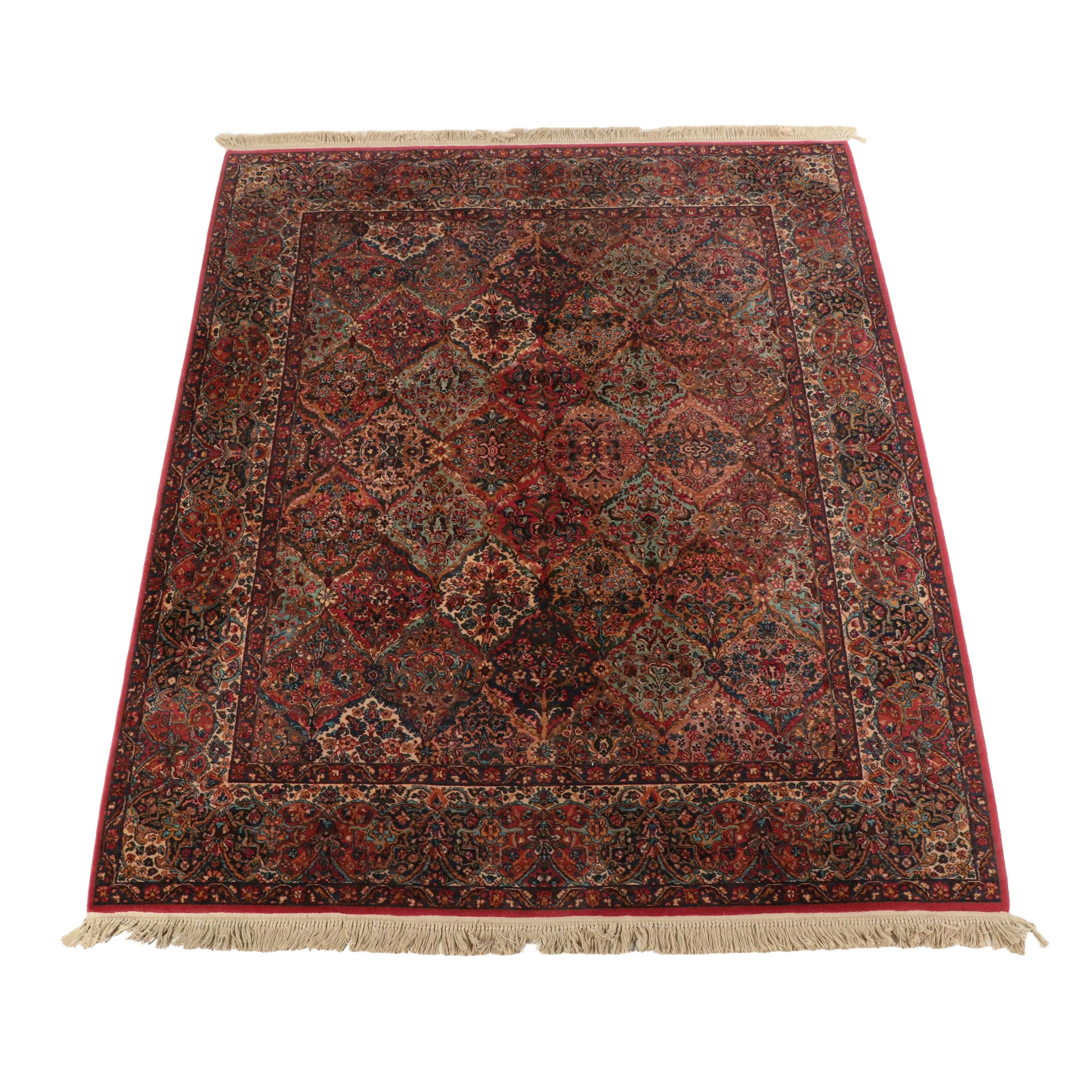 8'7 x 10'11 Machine Made Bakhtiari Style Area Rug