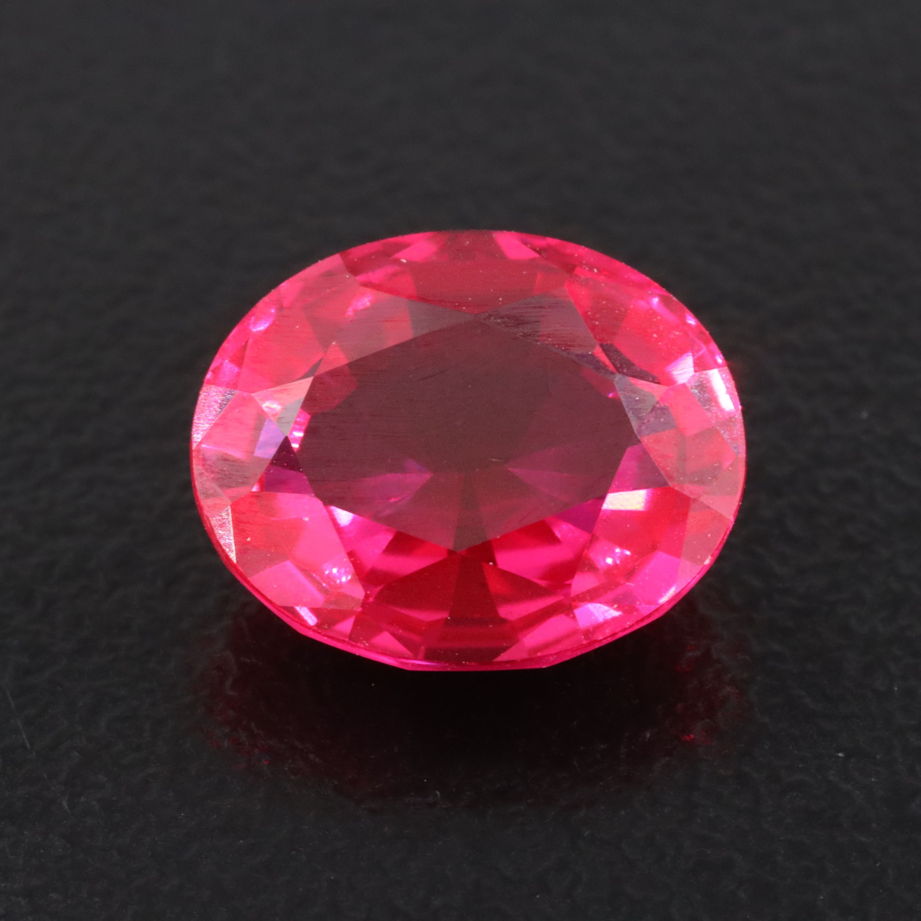 Loose 6.68 CT Lab Grown Ruby