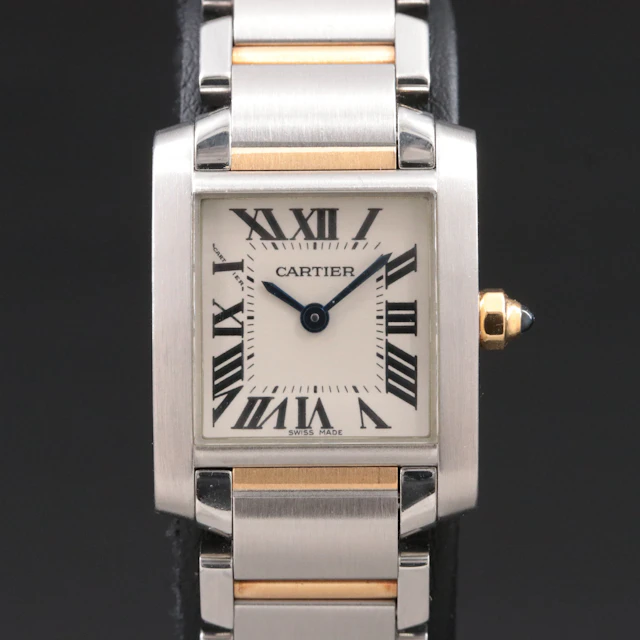 Cartier Tank Française 18K Gold & Steel Quartz Watch