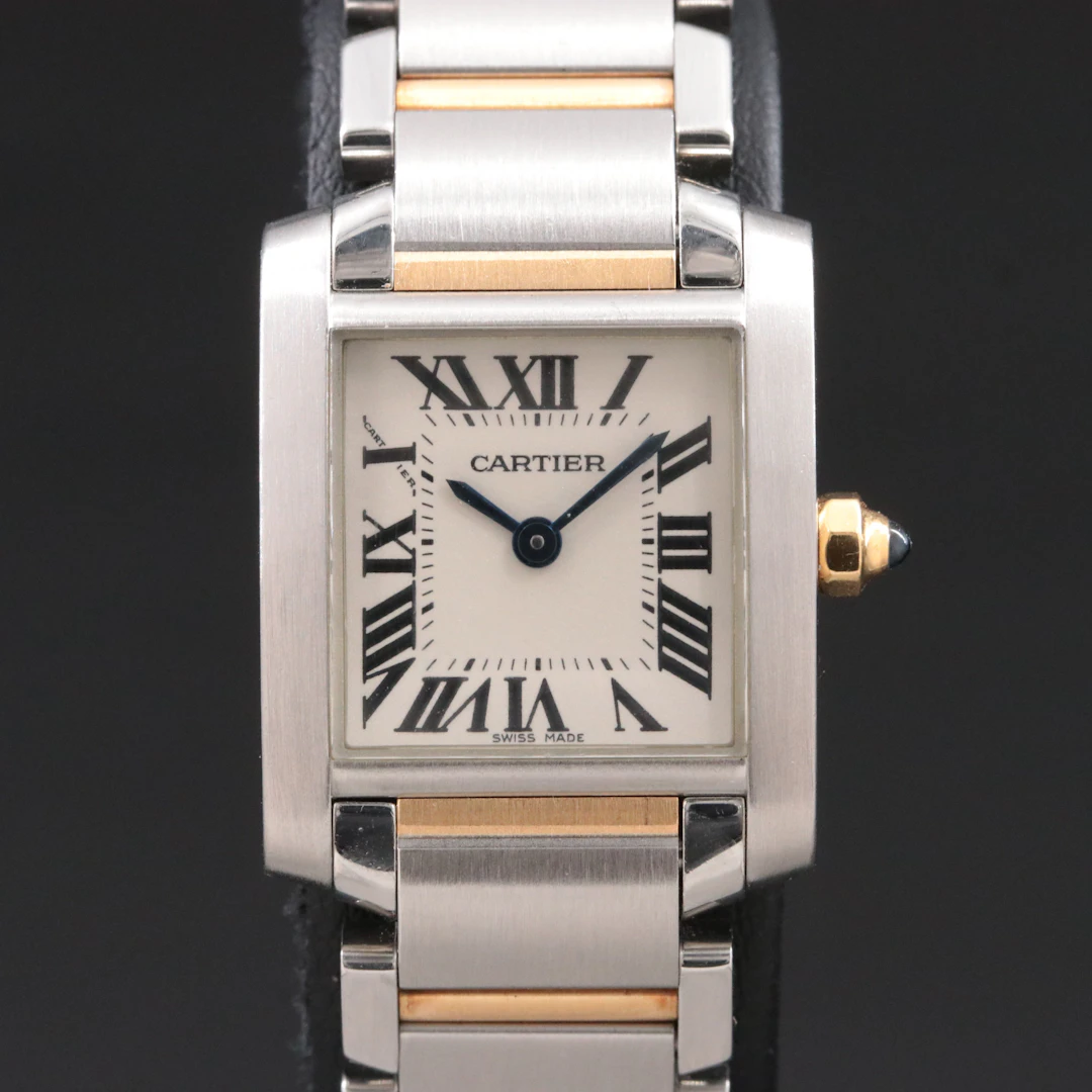 Cartier Tank Française 18K Gold & Steel Quartz Watch