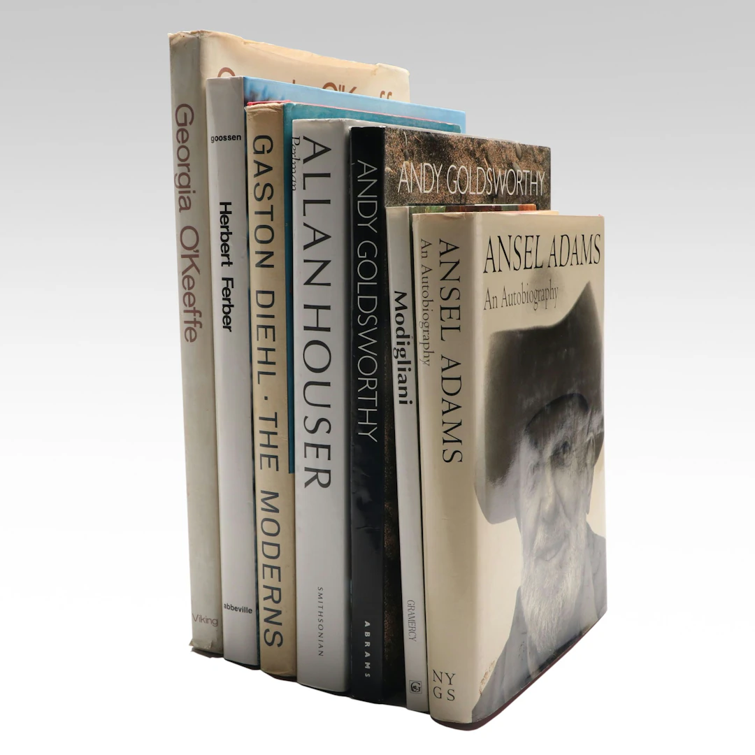First Edition "Ansel Adams: An Autobiography" and Other Art Books