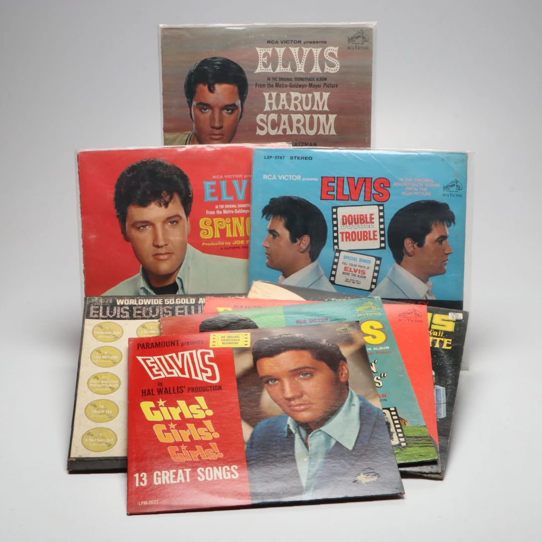 "Spinout", "Double Trouble" and More Elvis Presley Vinyl Records