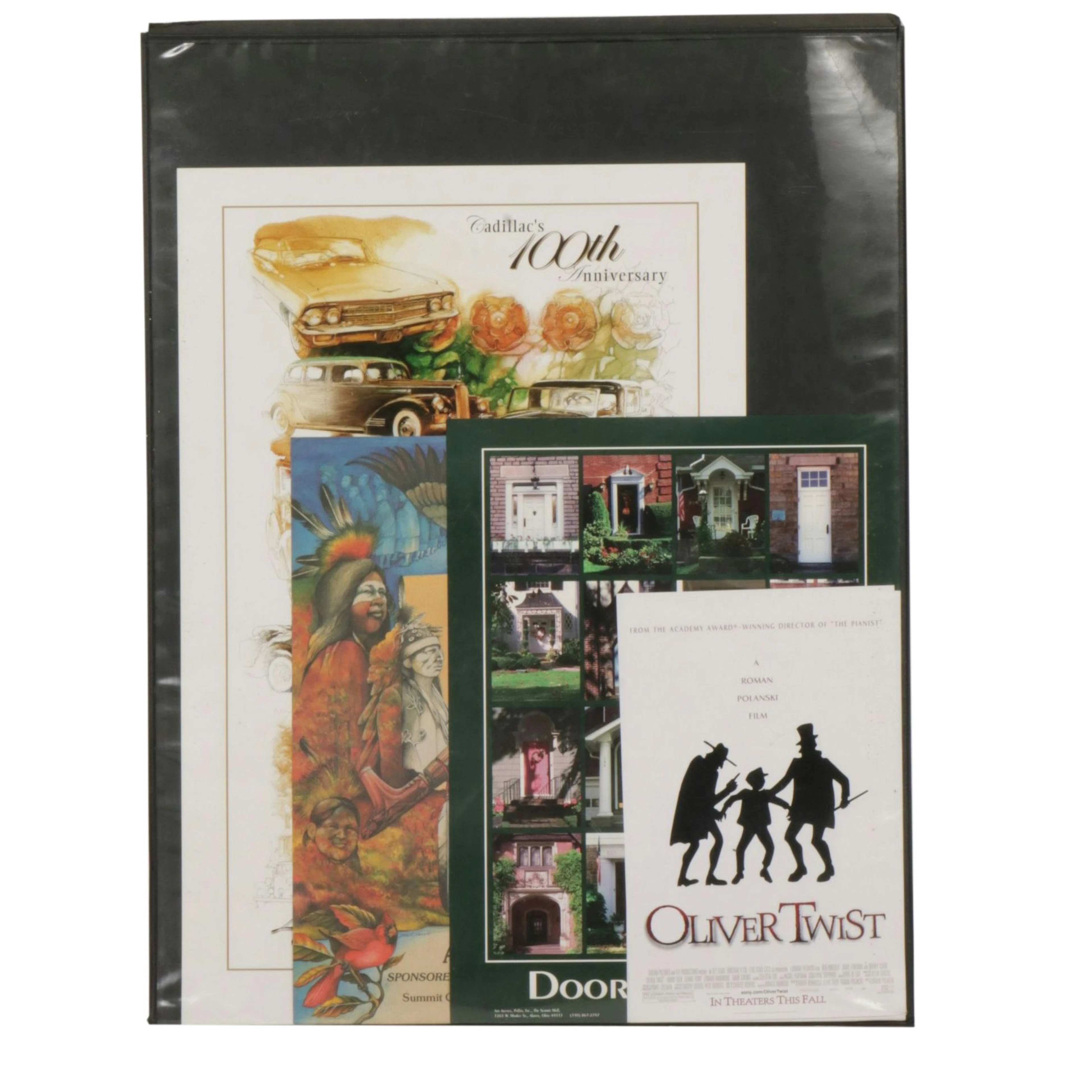 "Doors of Akron," Cadillac Father's Day Car Show, and Other Posters