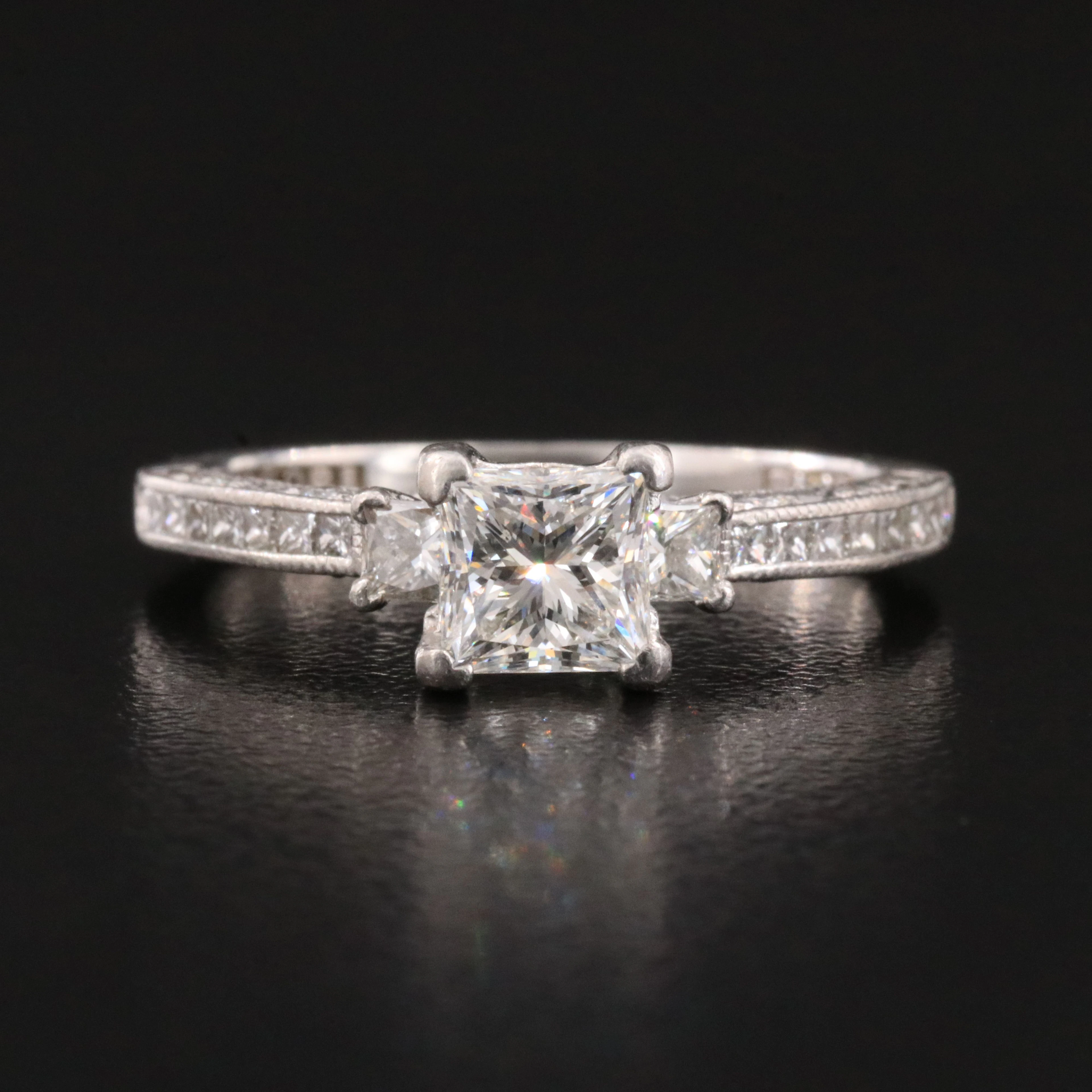 Tacori Platinum 1.55 CTW Diamond Ring