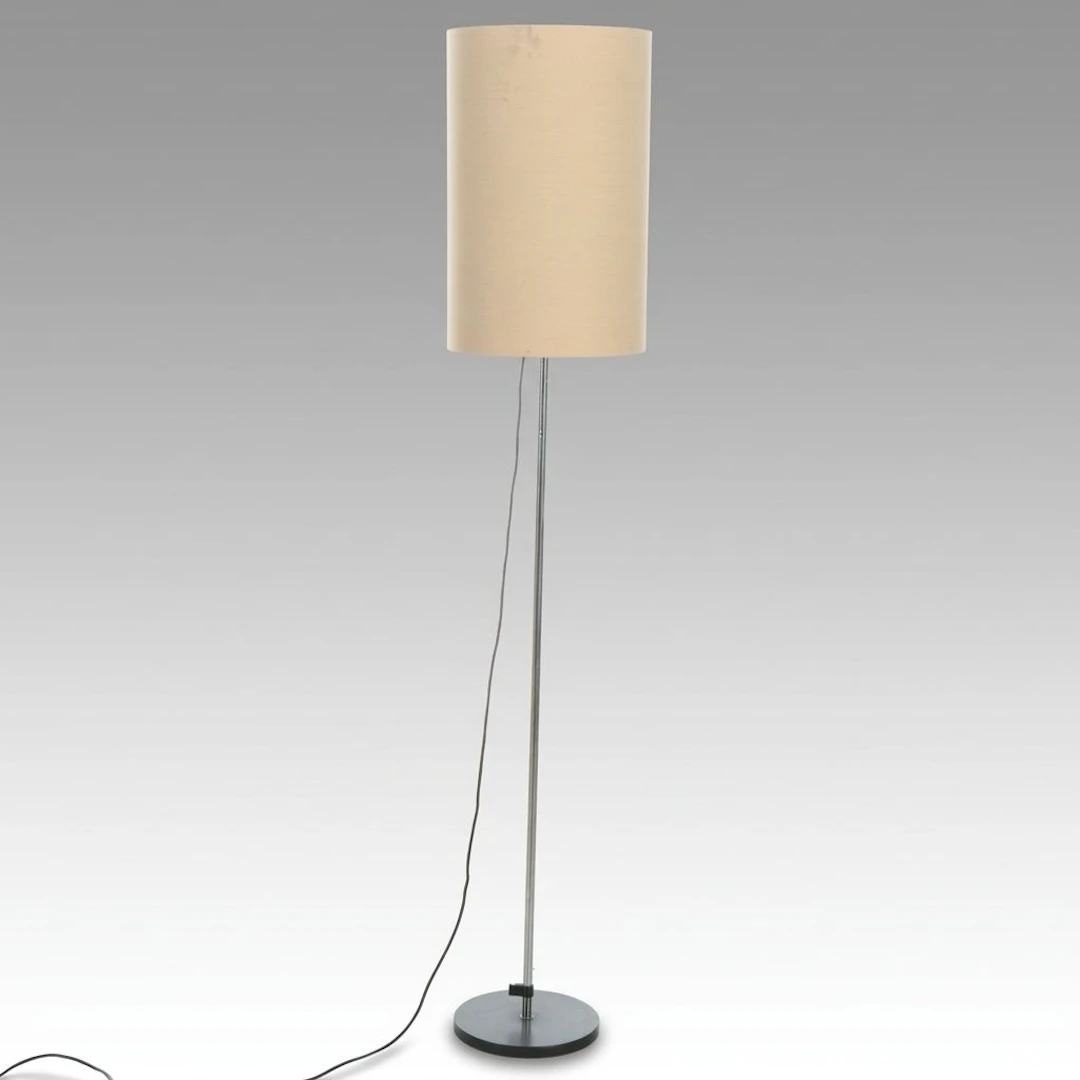 Modern Minimalist Floor Lamp with Drum Shade
