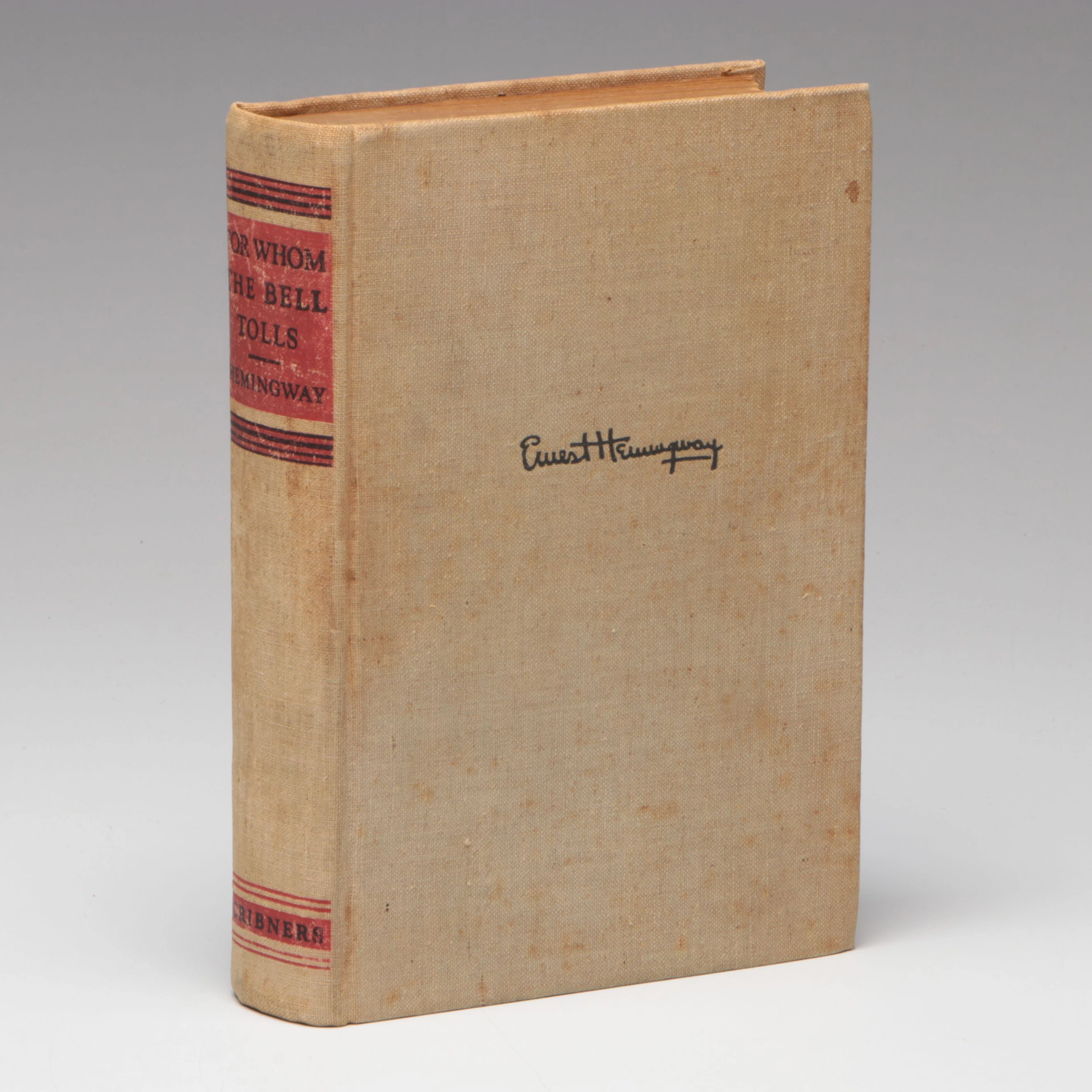 First Printing "For Whom the Bell Tolls" by Ernest Hemingway, 1940
