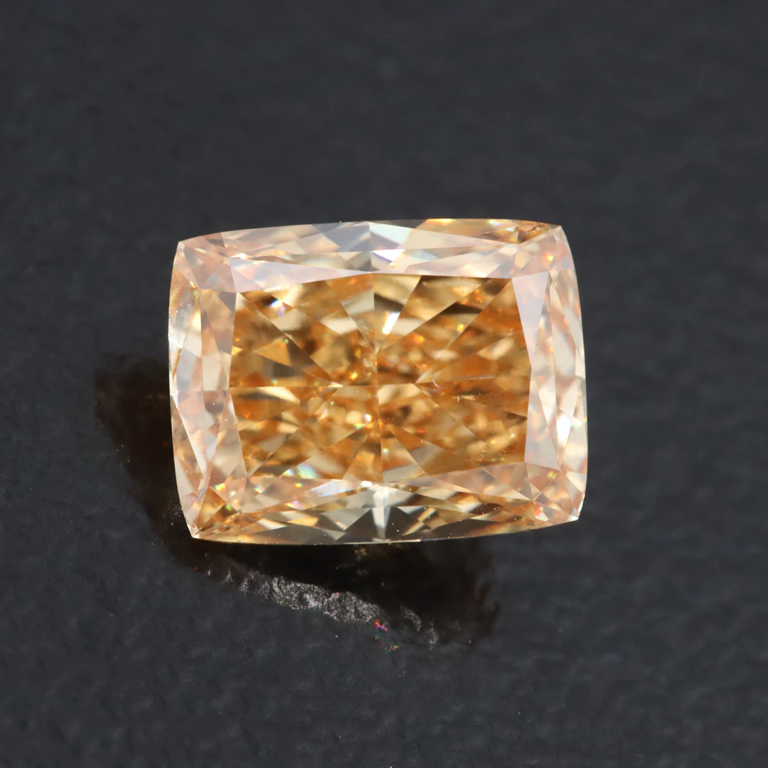 Loose 1.82 CT Fancy Orange Lab Grown Diamond
