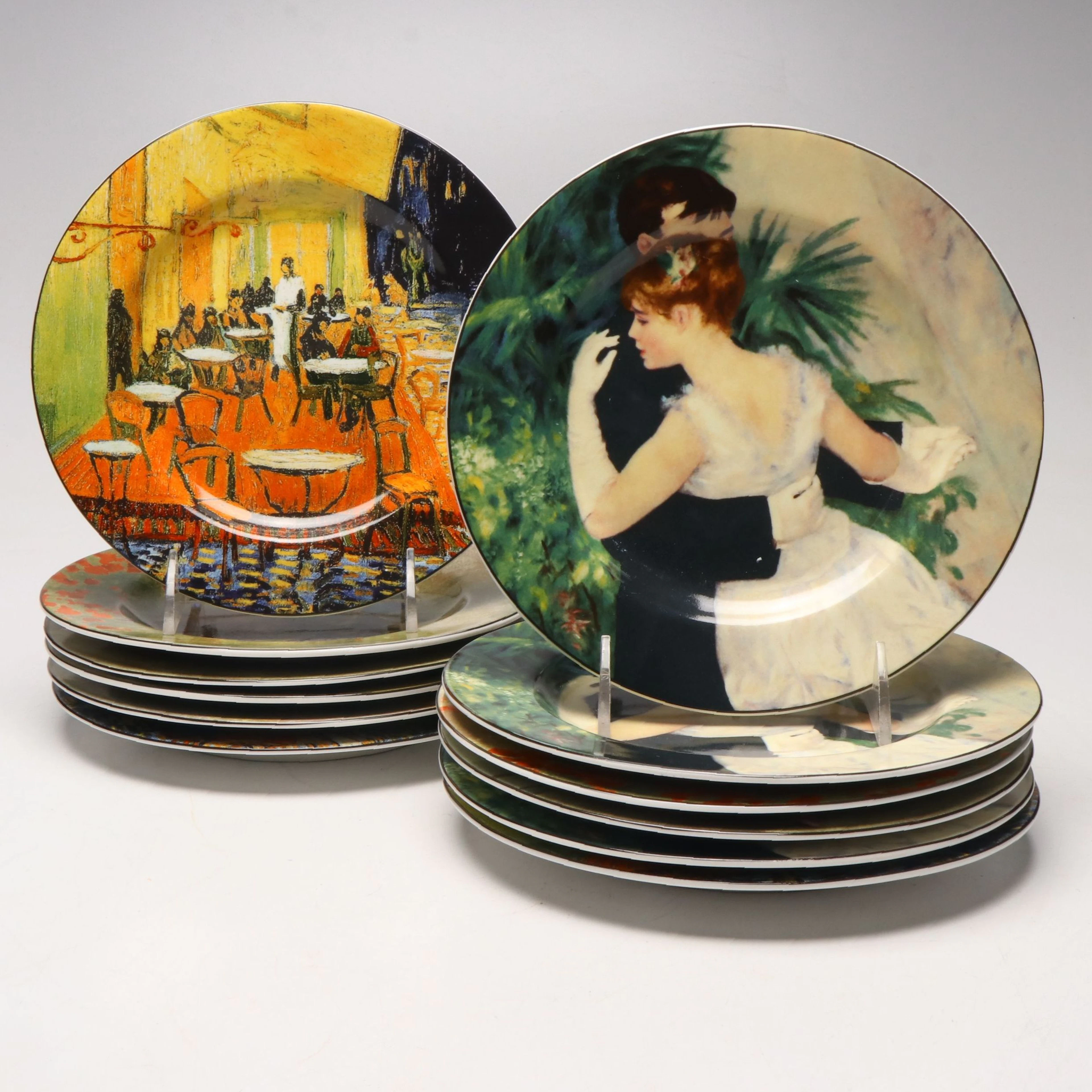 American Atelier "Impressionists" Porcelain Salad Plates, 2007-2008