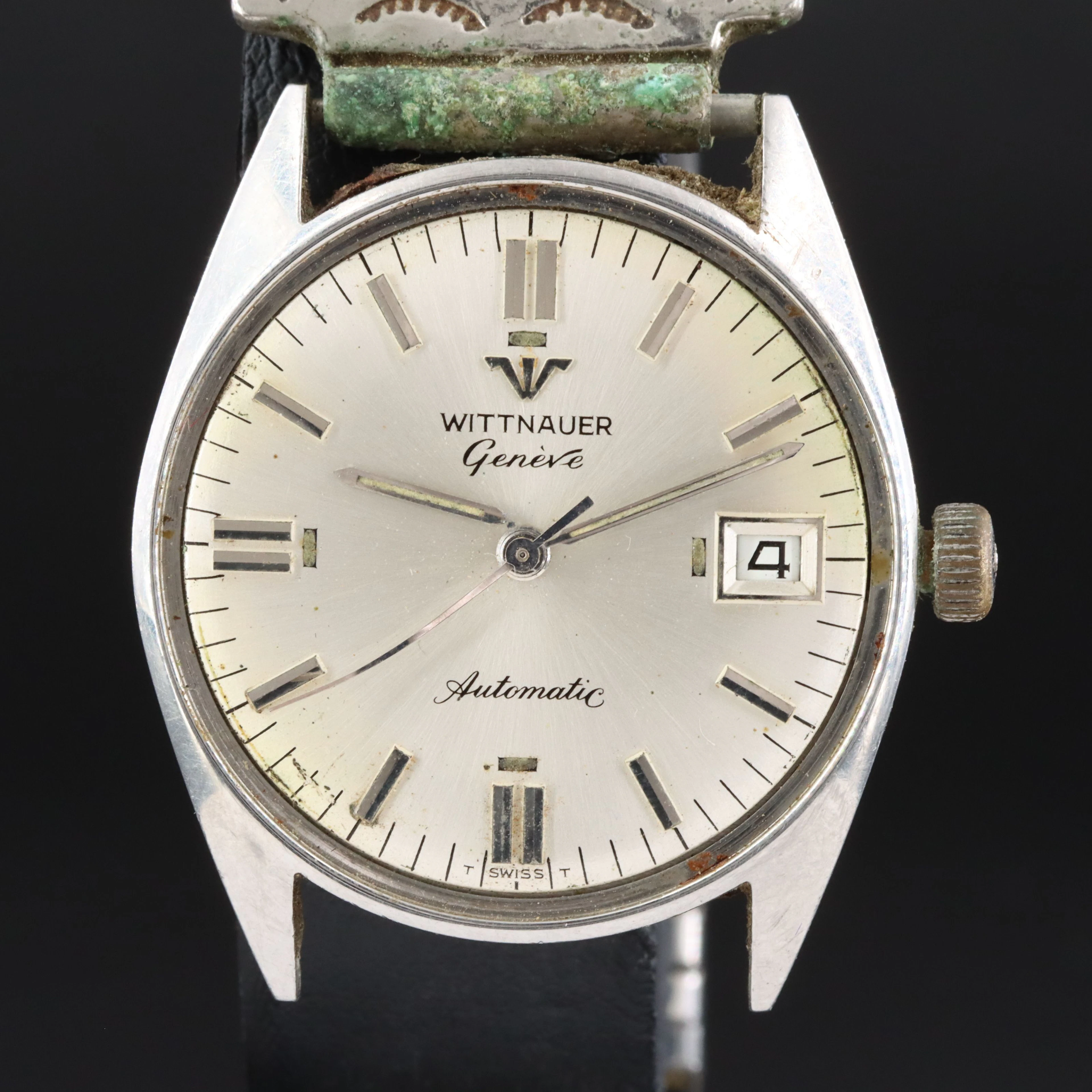 Wittnauer Southwestern Style Faux Turquoise and Coral Automatic Watch