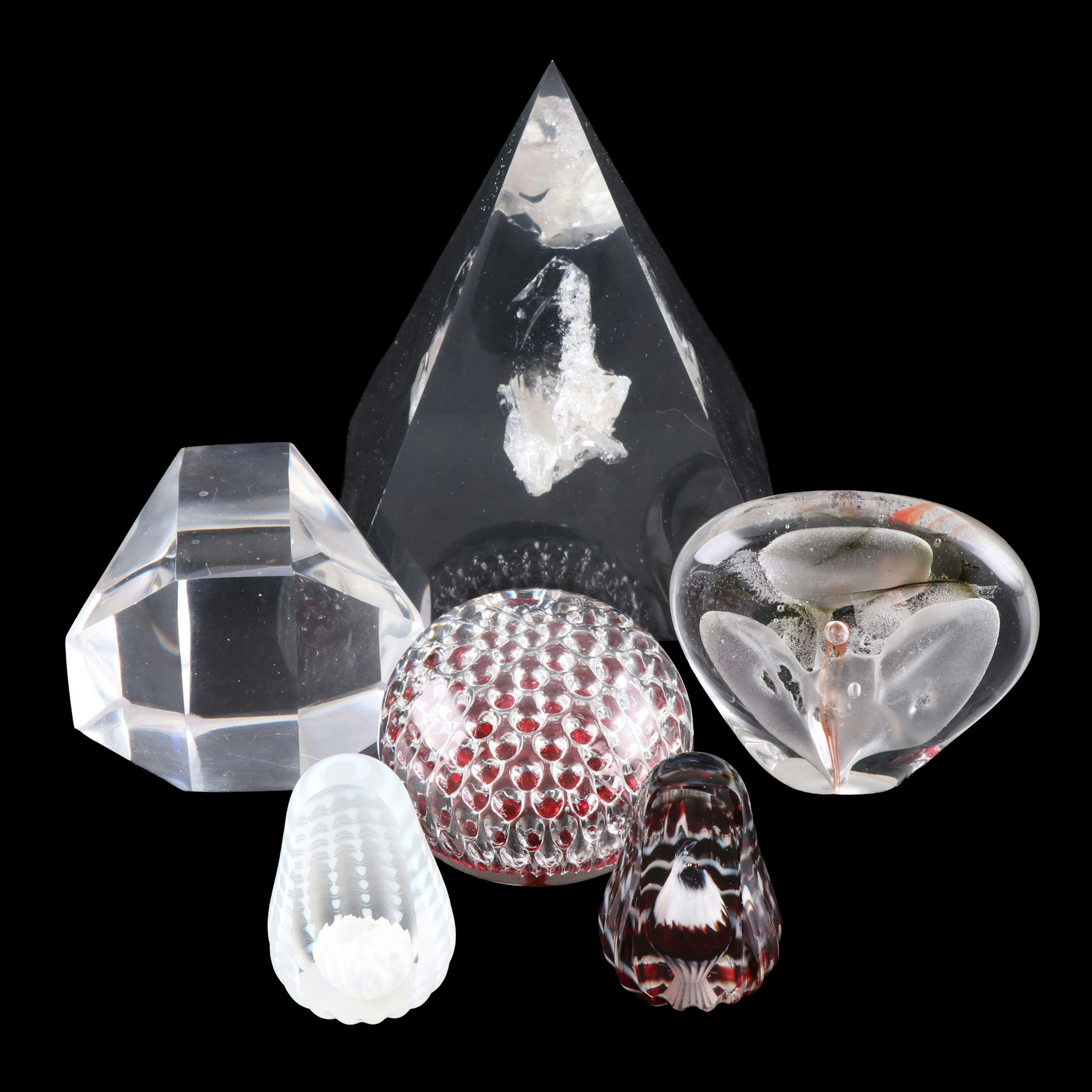 Collection of Continental and Other Studio Glass Paperweights