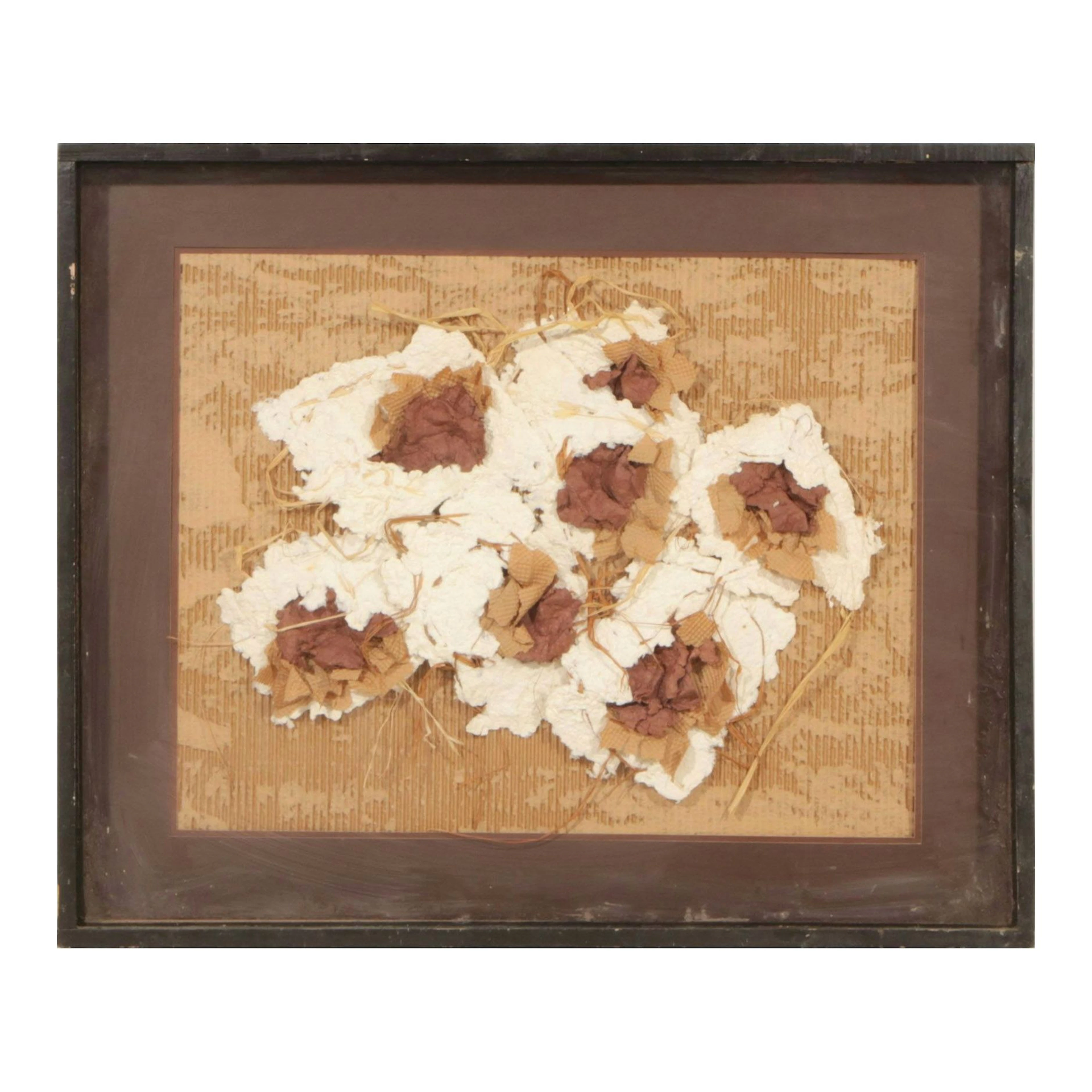 Melissa Camp Framed Paper Sculpture, 21st Century