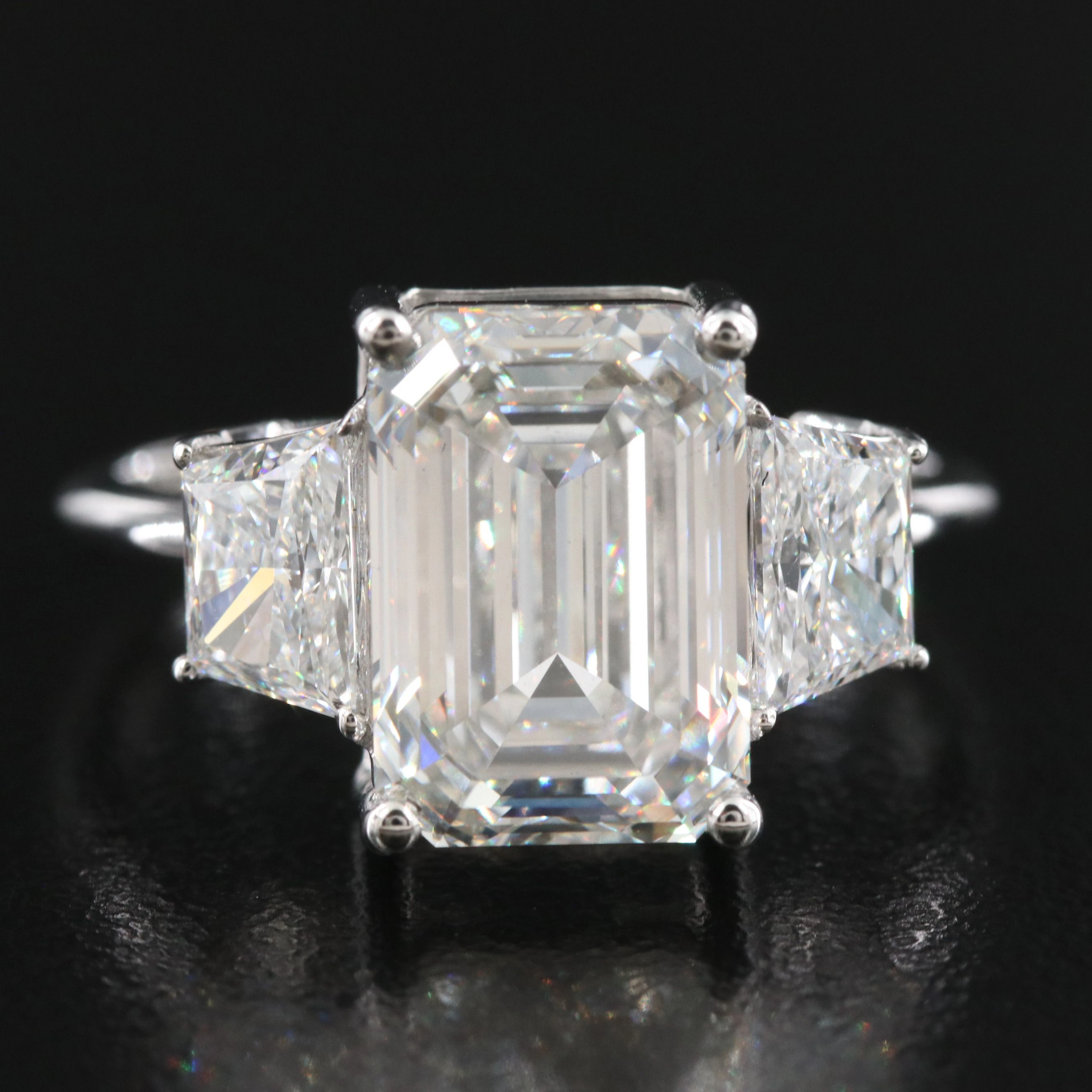 14K 5.32 CTW Lab Grown Diamond Ring with IGI Report