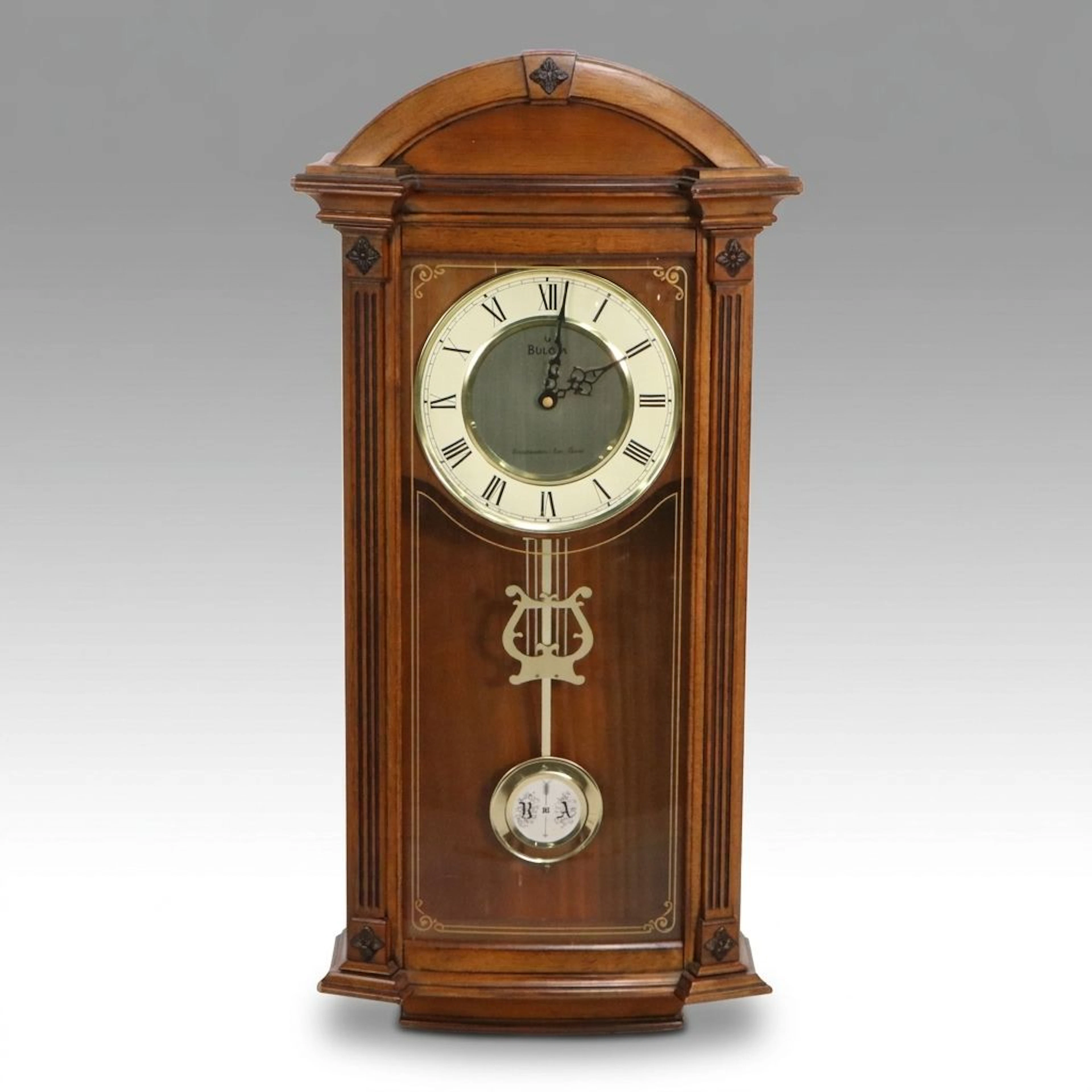Bulova "Ave Maria" Wooden Wall Clock