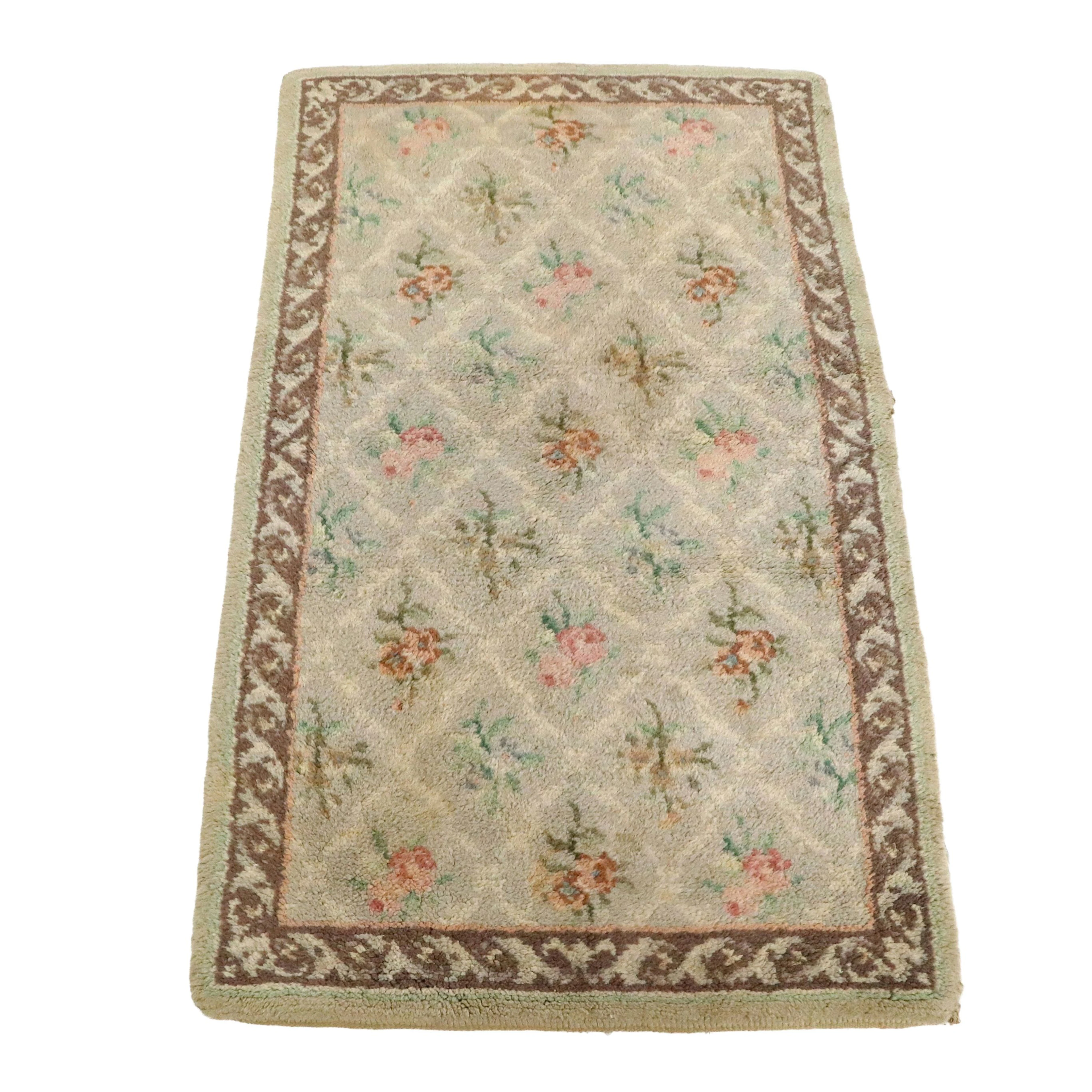 3'1 x 5'3 Hand-Knotted Sino-French Aubusson Area Rug