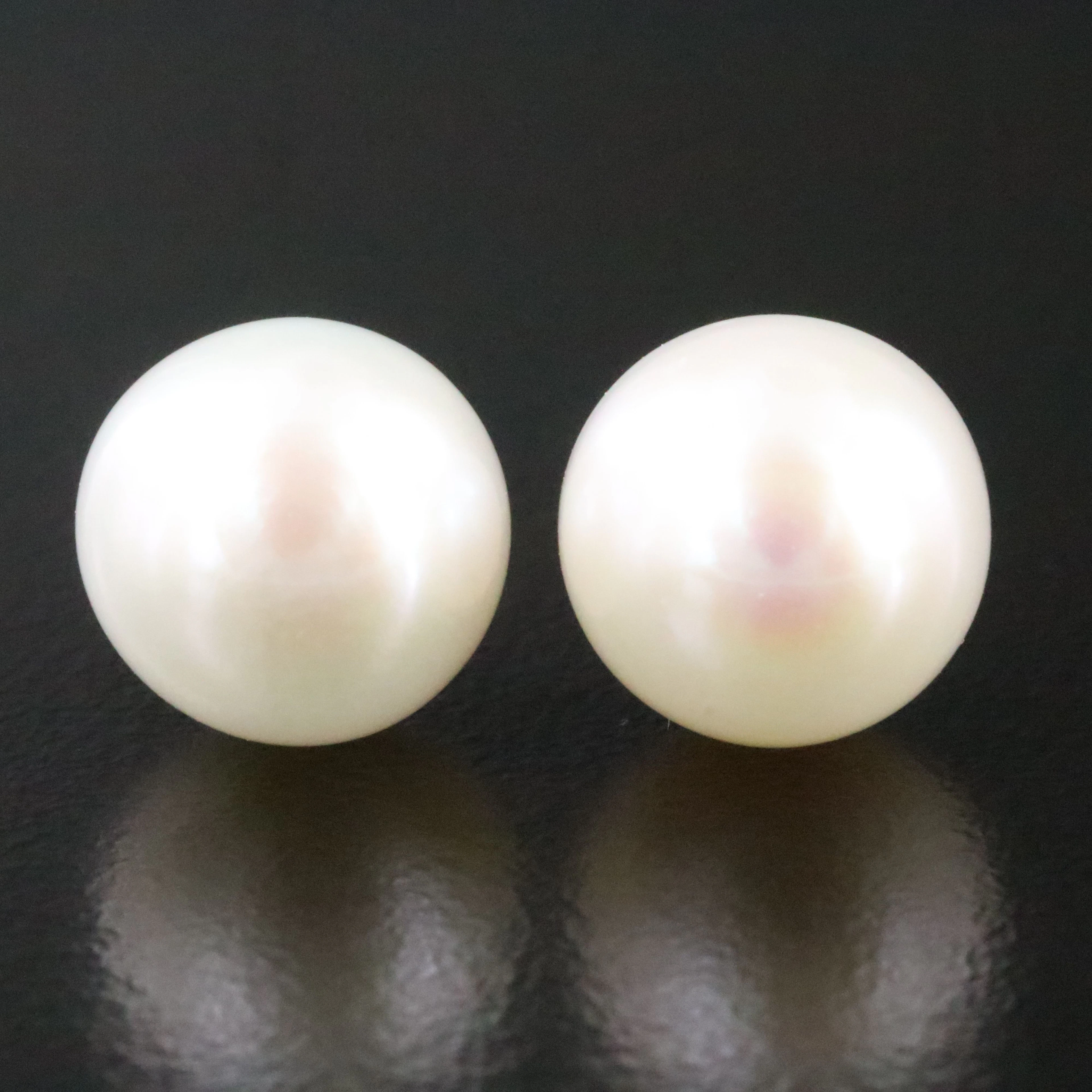18K 10.00 - 10.50 mm Pearl Earrings
