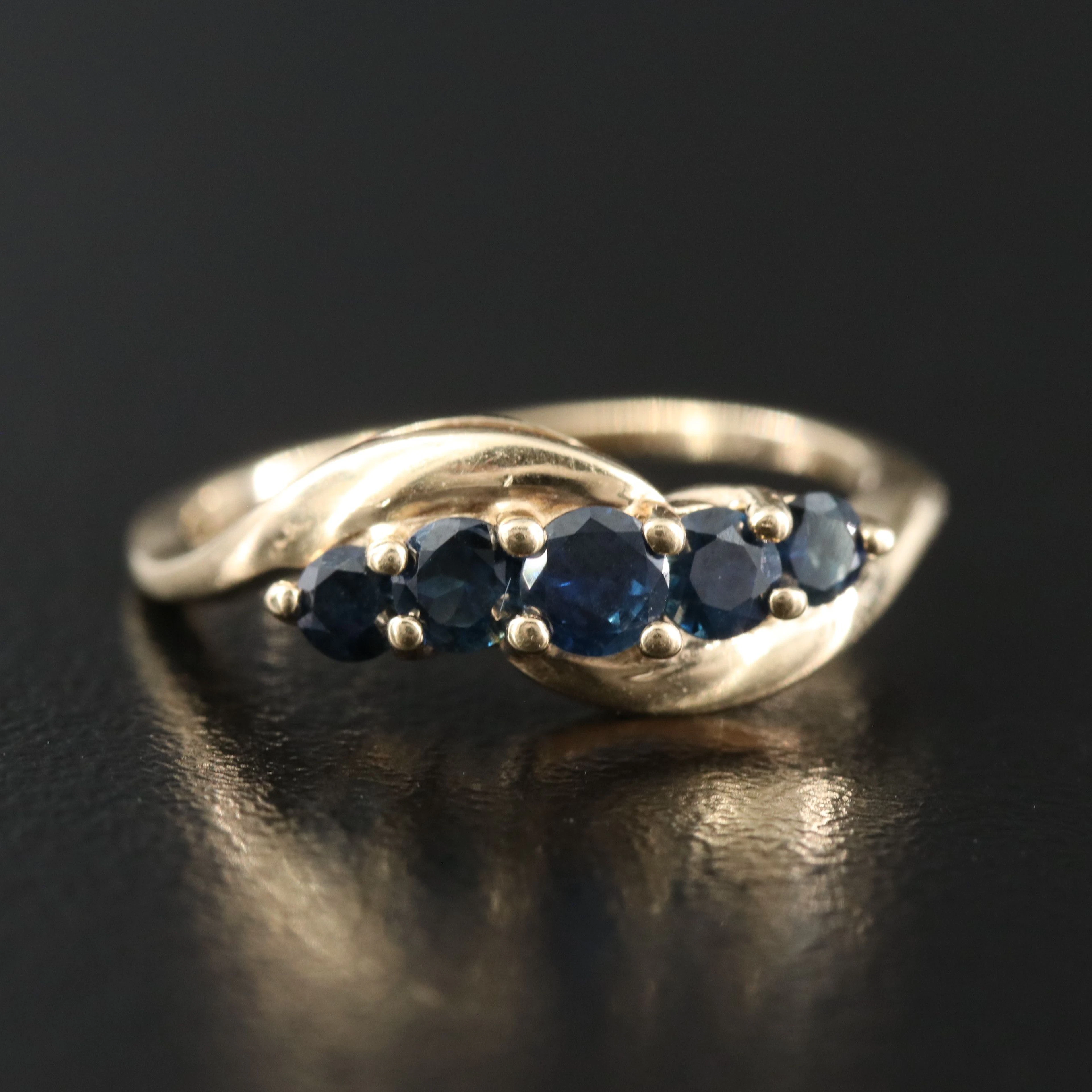 14K Sapphire Ring