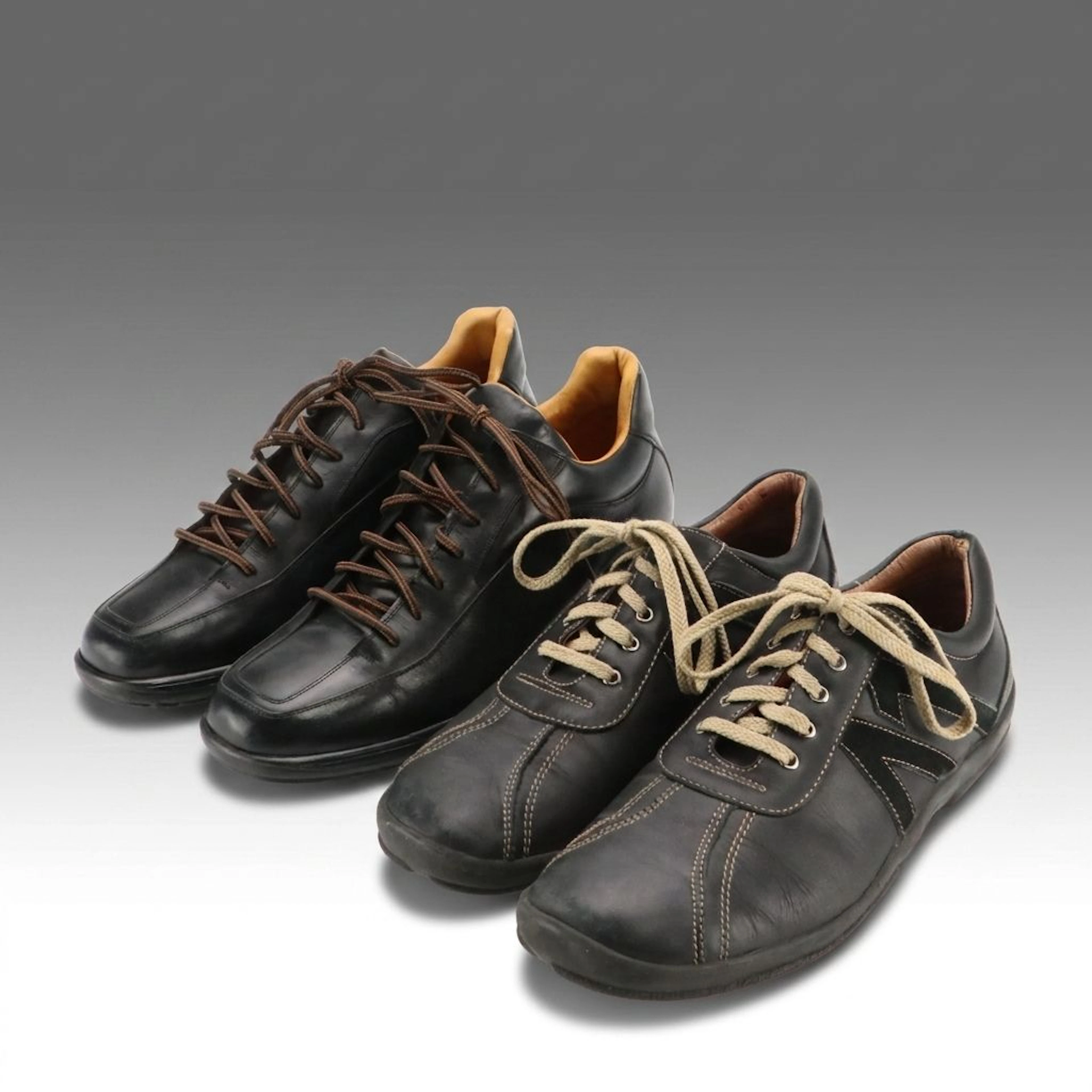 Men's Santoni Club Walking Shoes and Steve Madden Sneakers in Leather
