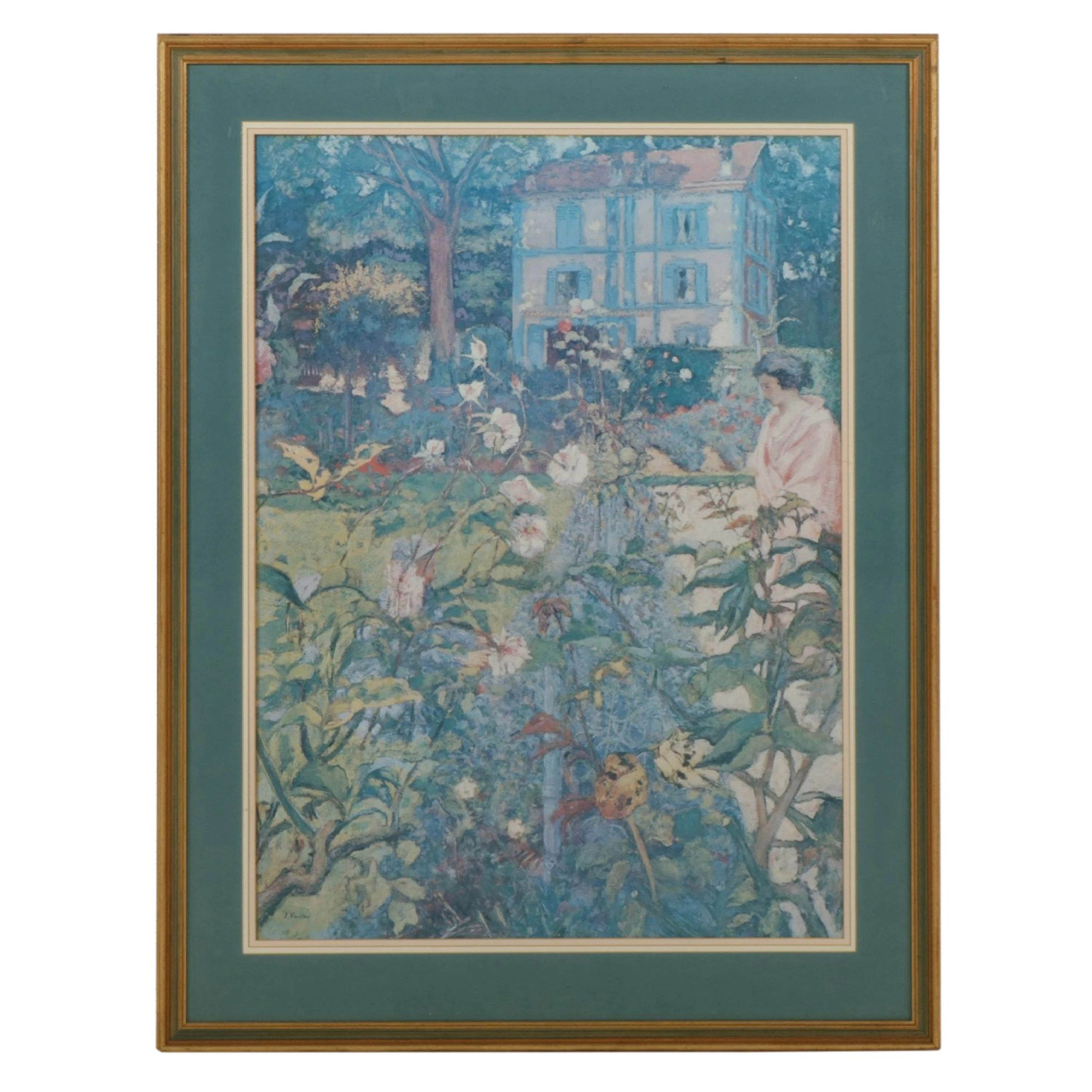 Offset Lithograph After Édouard Vuillard "Garden at Vaucresson"
