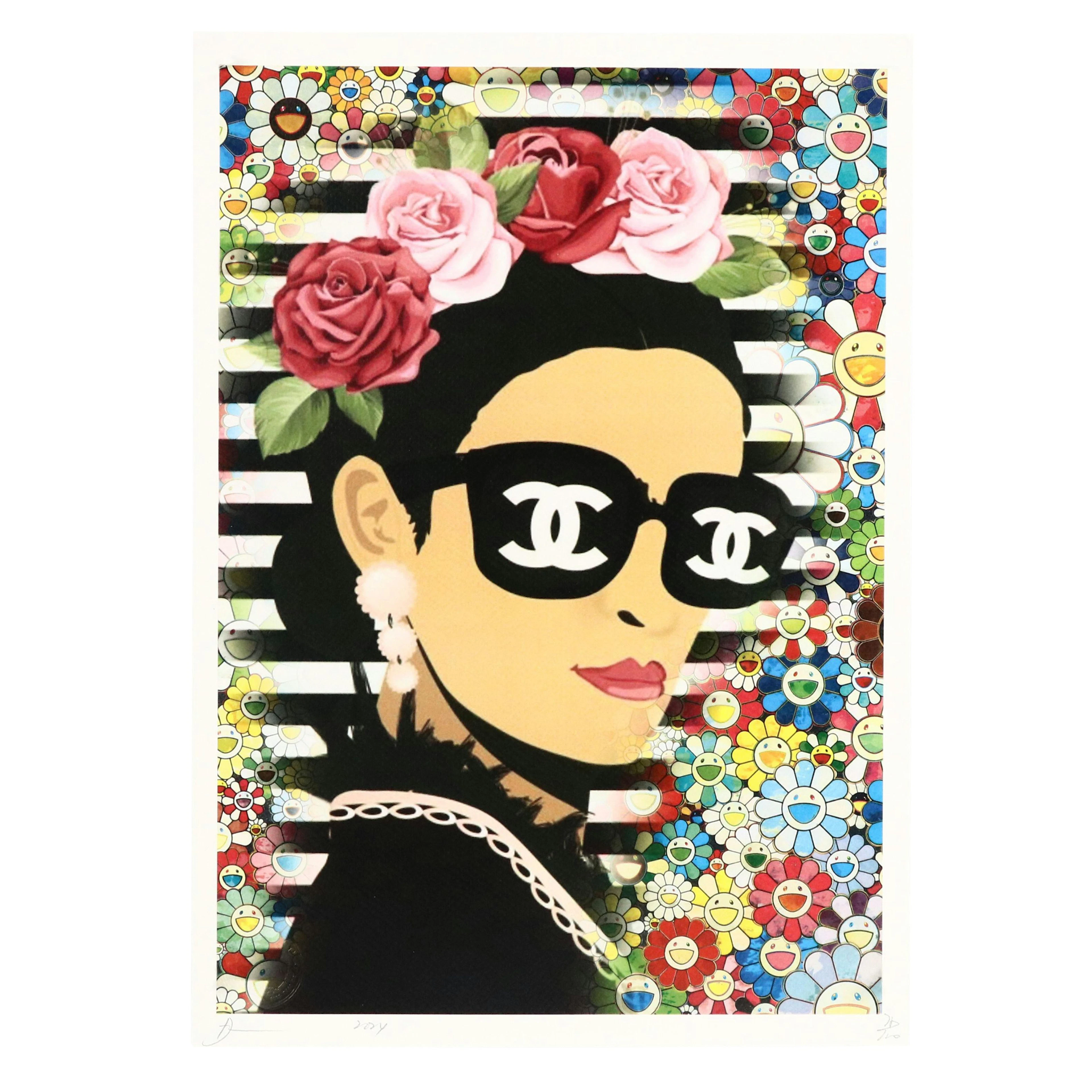 Death NYC Graphic Digital Print Featuring Frida Kahlo, 2024