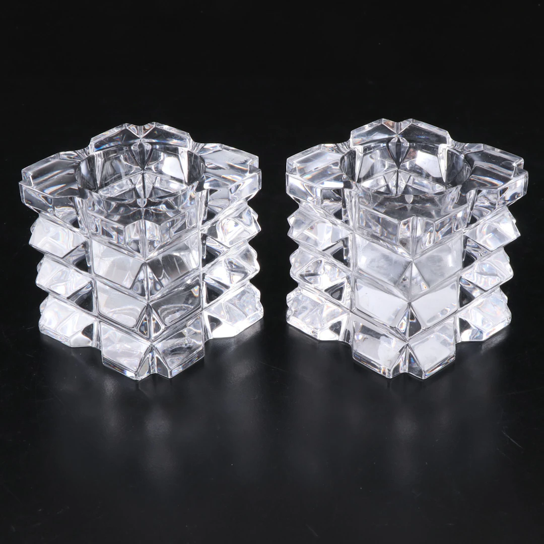 Tipperary "Skellig" Crystal Tea Light Holders